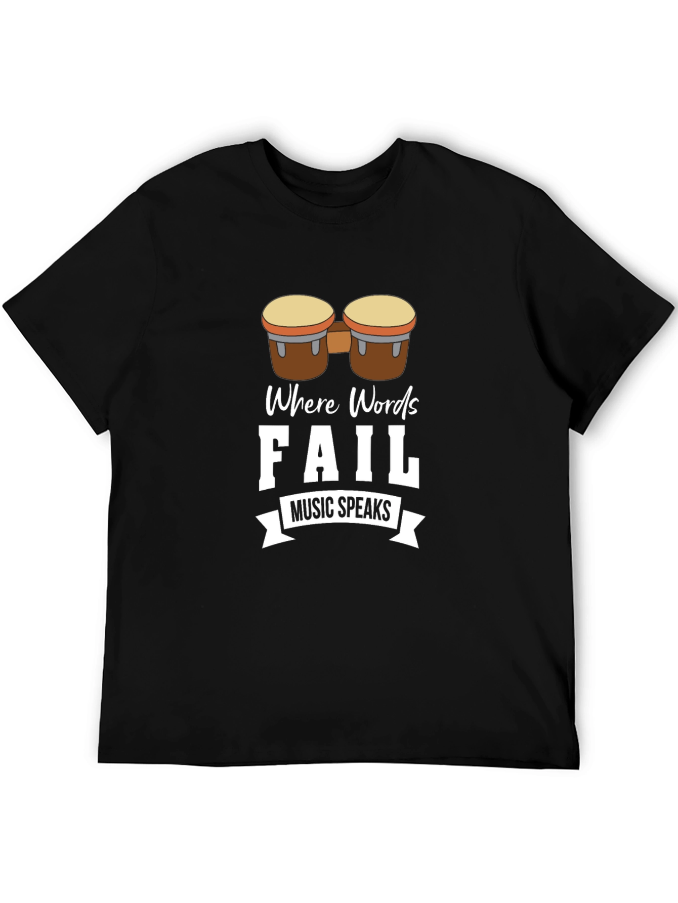 Music Speaks Graphic T-Shirt