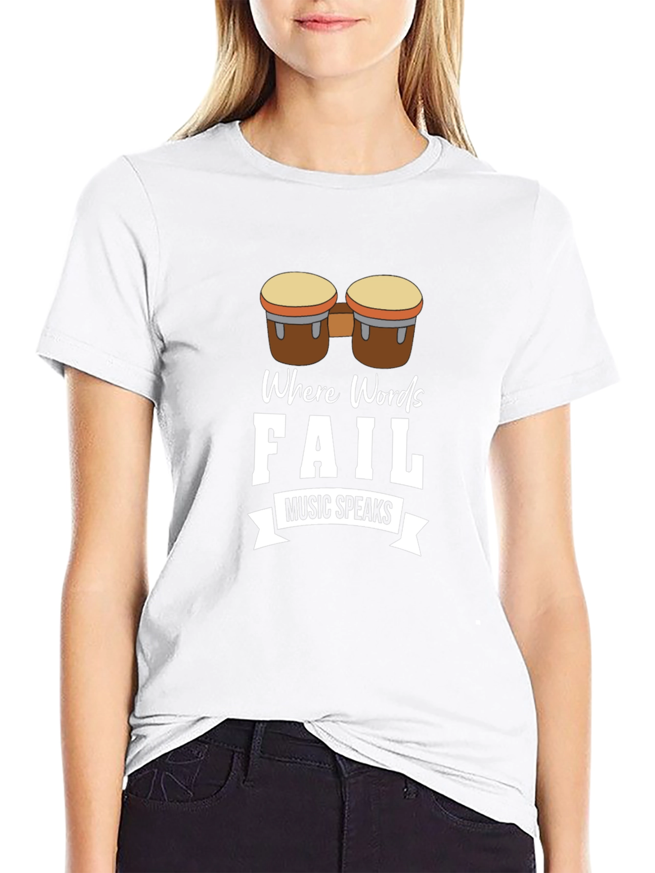 Music Speaks Graphic T-Shirt