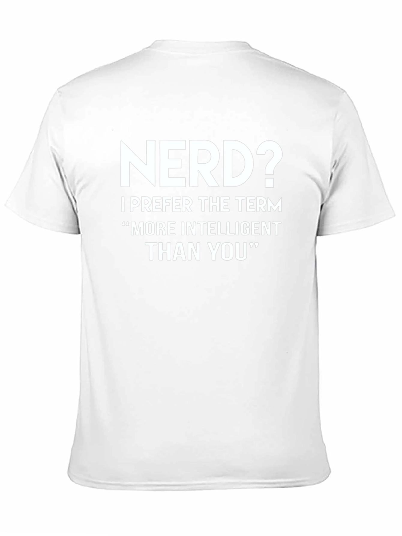 Nerd? Funny Slogan Black T-Shirt