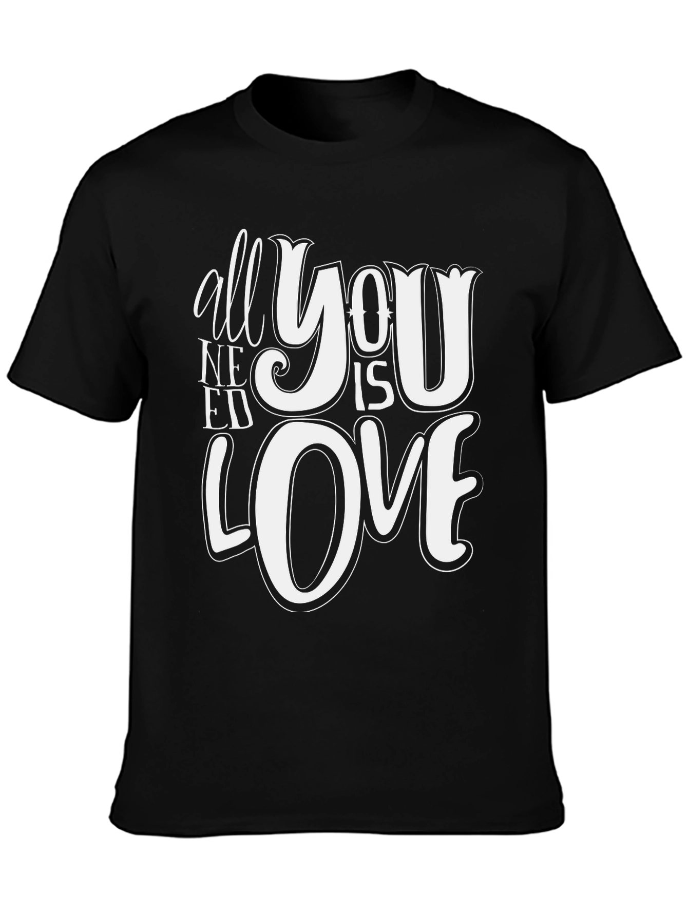 All You Need Is Love Black T-Shirt