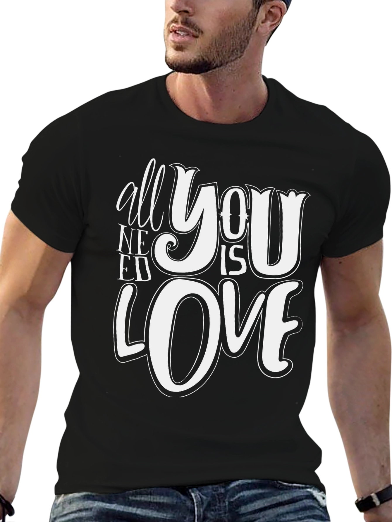 All You Need Is Love Black T-Shirt