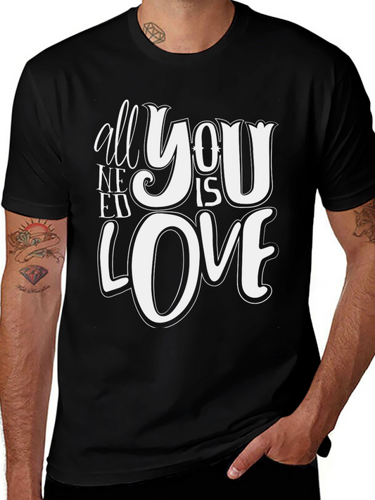 All You Need Is Love Black T-Shirt
