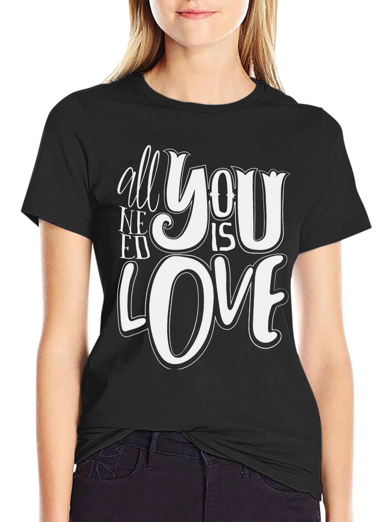All You Need Is Love Black T-Shirt