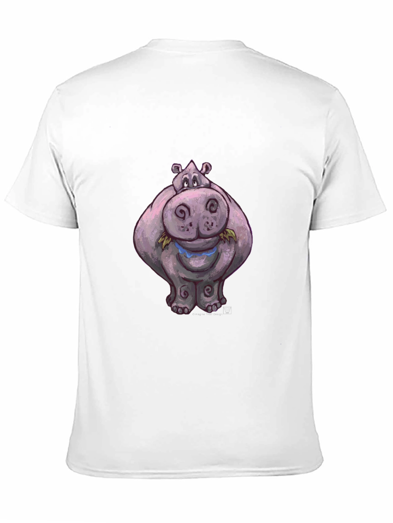 Hippo Graphic Tee - Black Cotton Casual Shirt