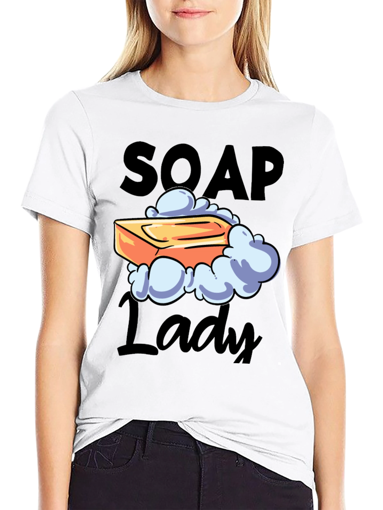 Soap Lady Graphic T-Shirt
