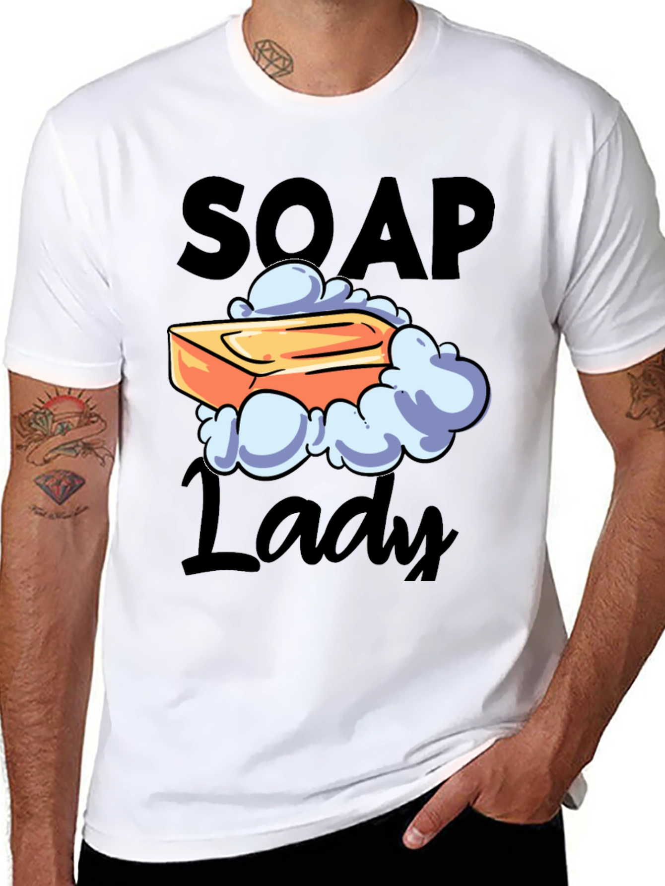 Soap Lady Graphic T-Shirt