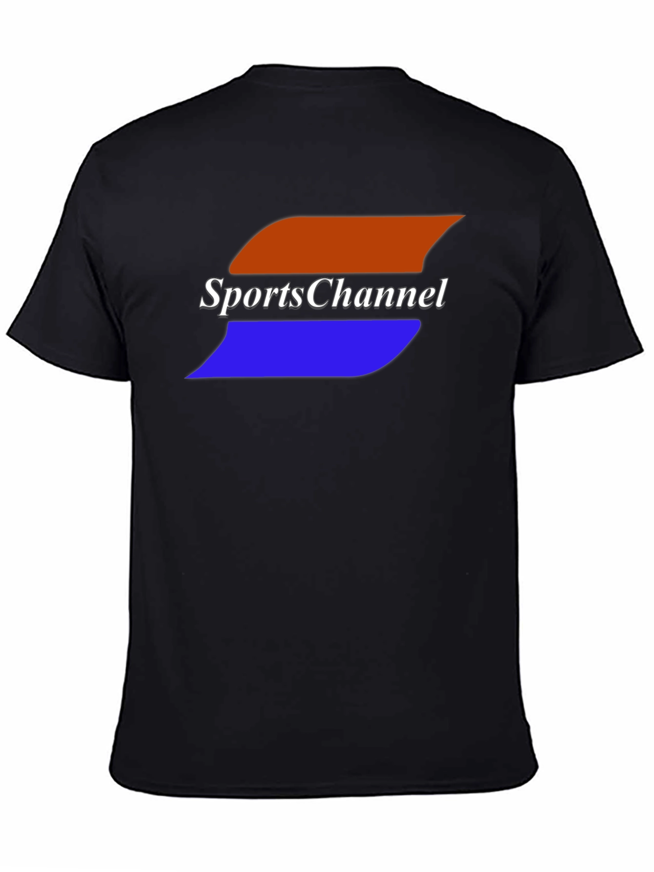 Sports Channel Black Graphic Tee