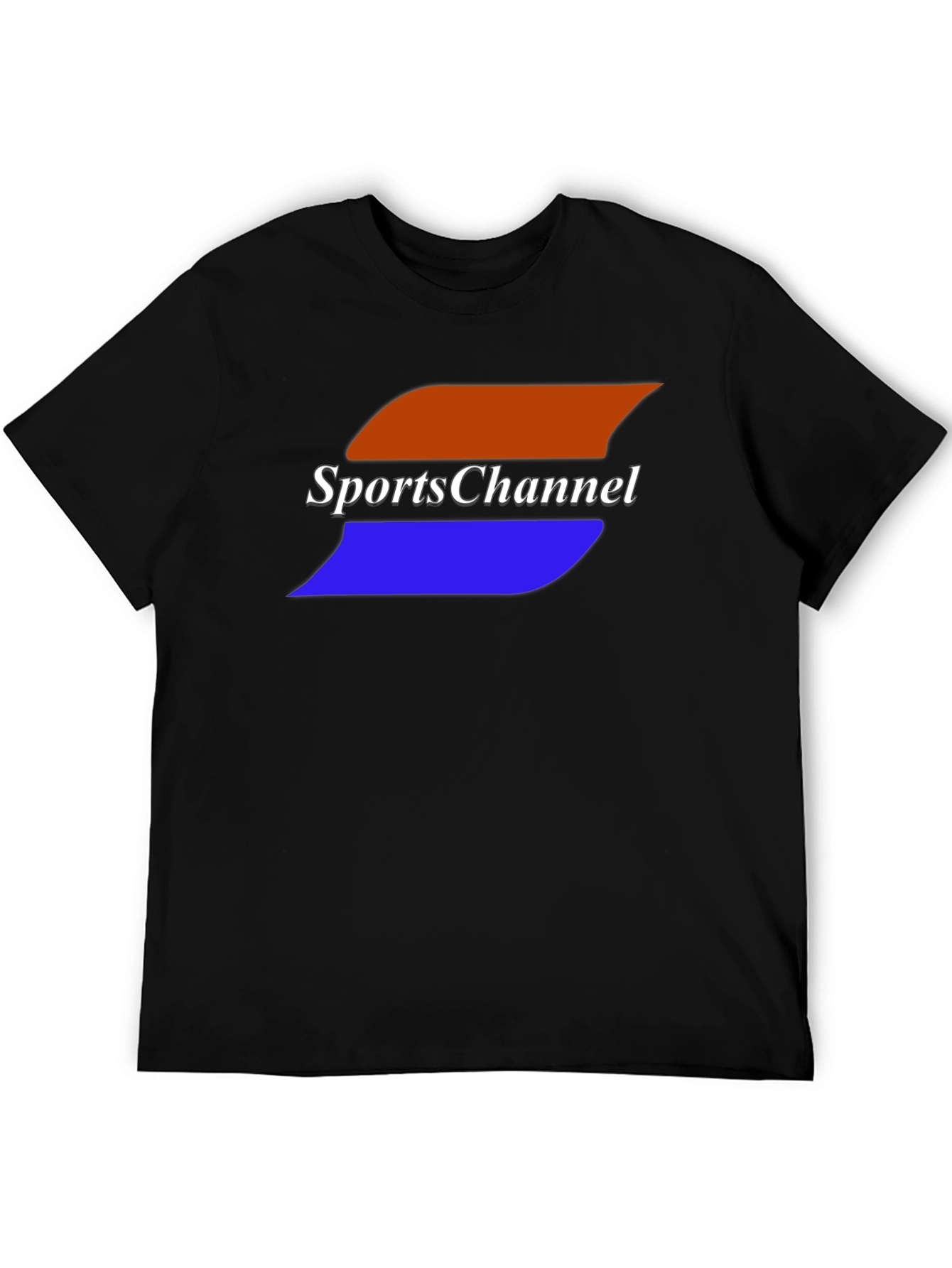 Sports Channel Black Graphic Tee