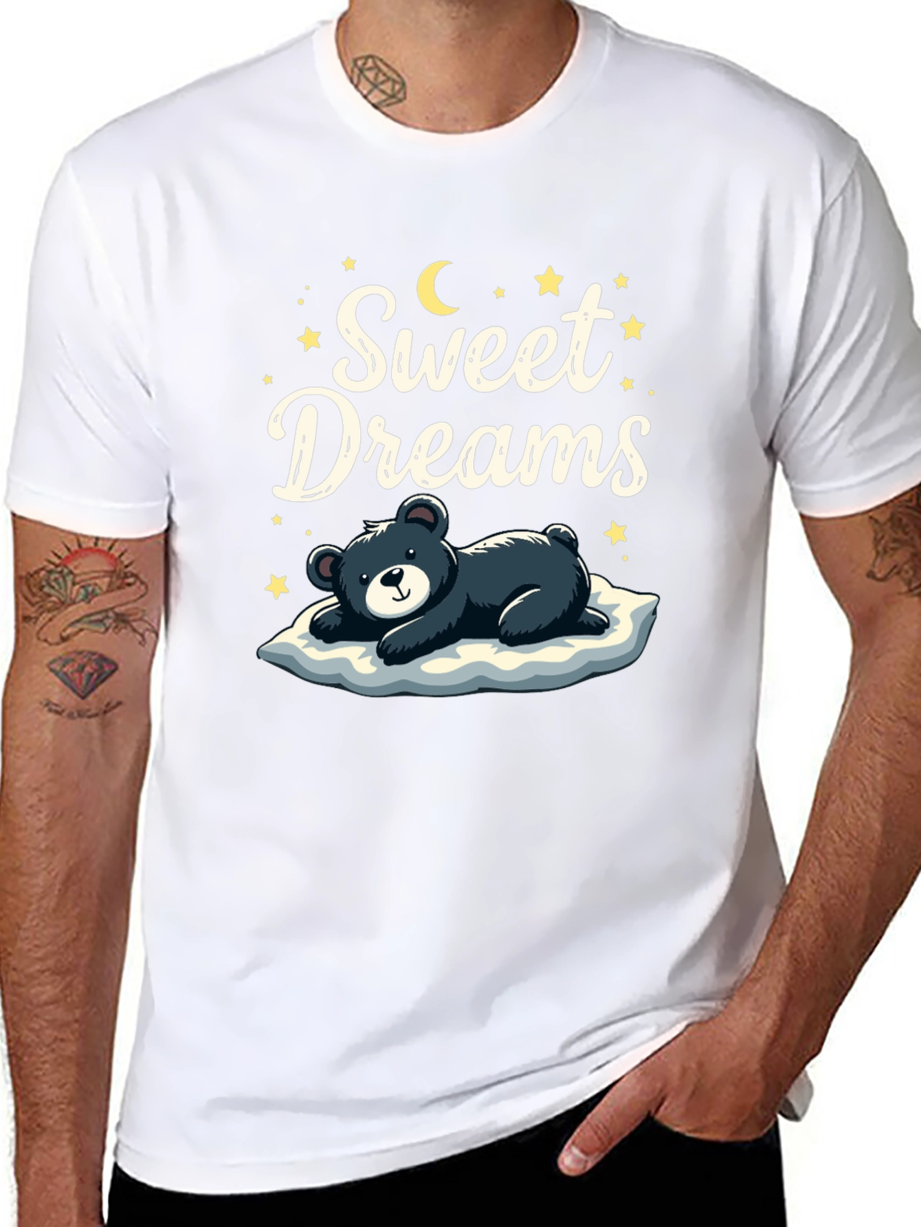 Sweet Dreams Bear Graphic T-Shirt