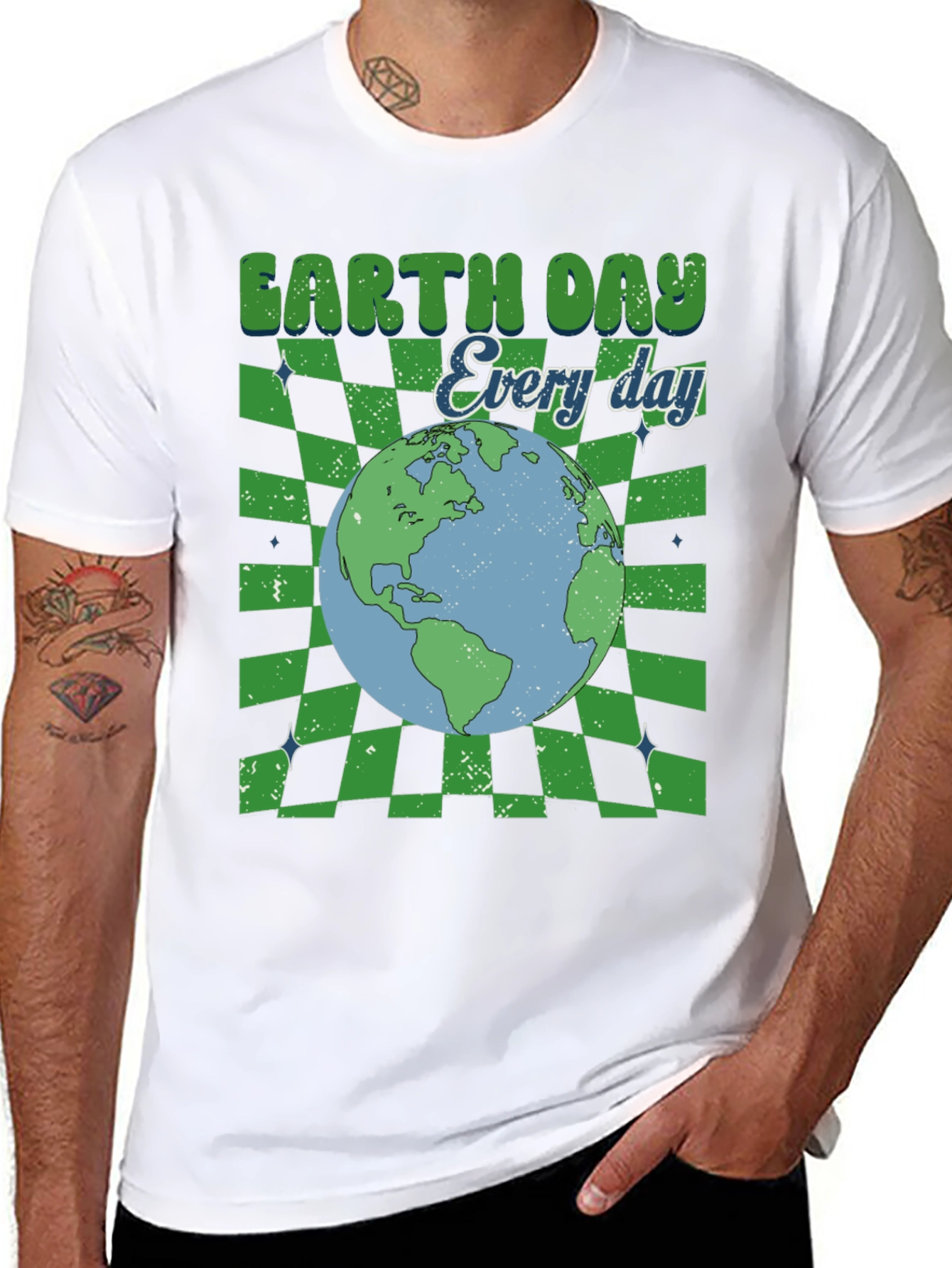 Earth Day Every Day Retro Graphic Tee