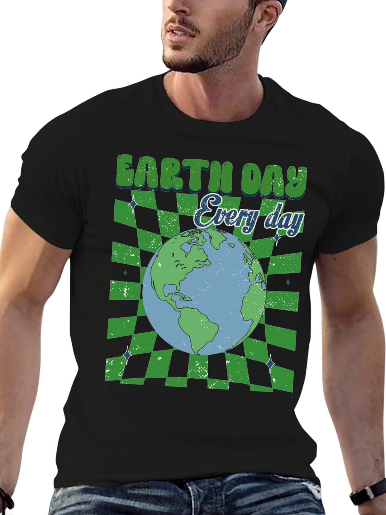 Earth Day Every Day Retro Graphic Tee