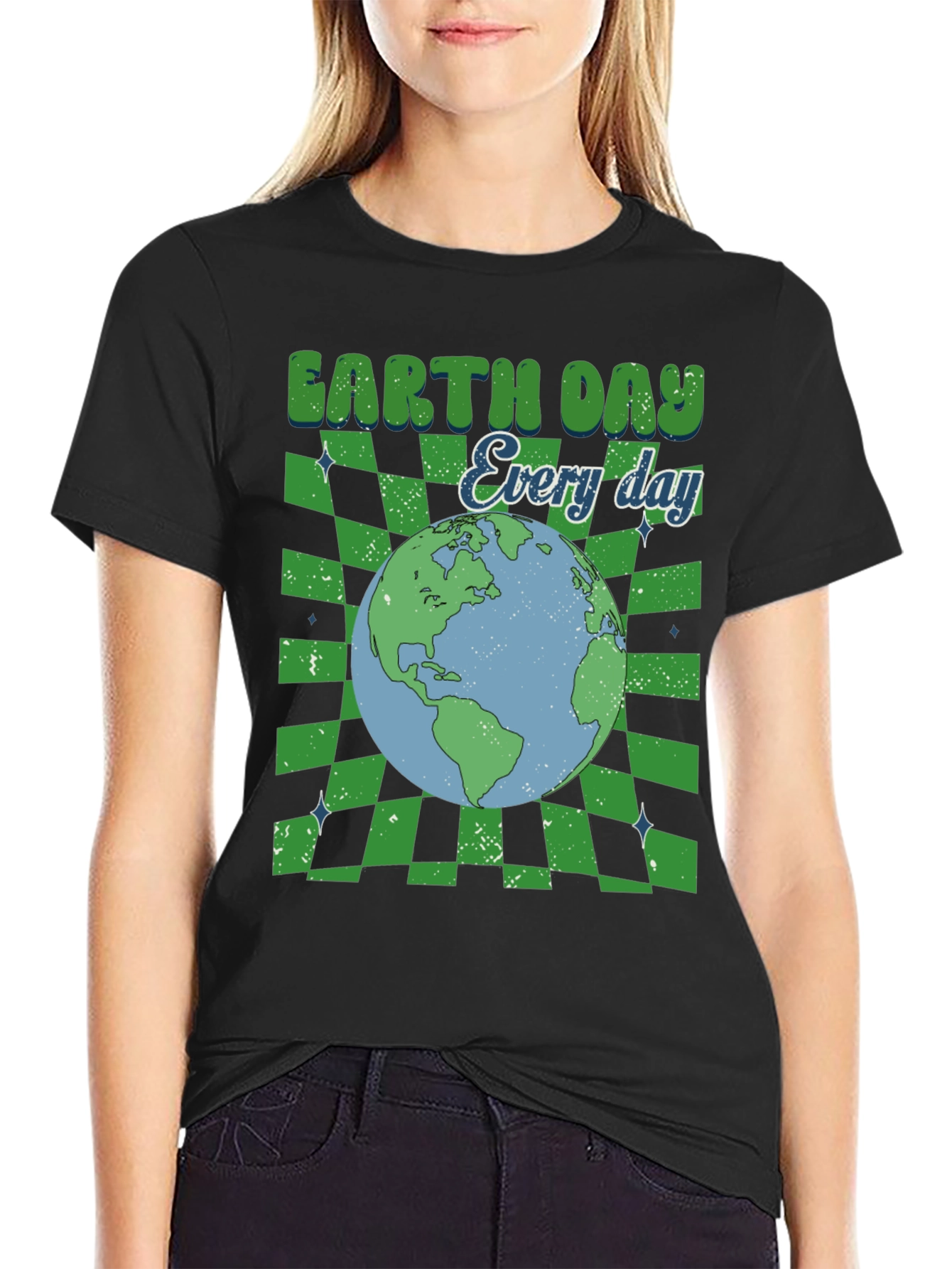 Earth Day Every Day Retro Graphic Tee