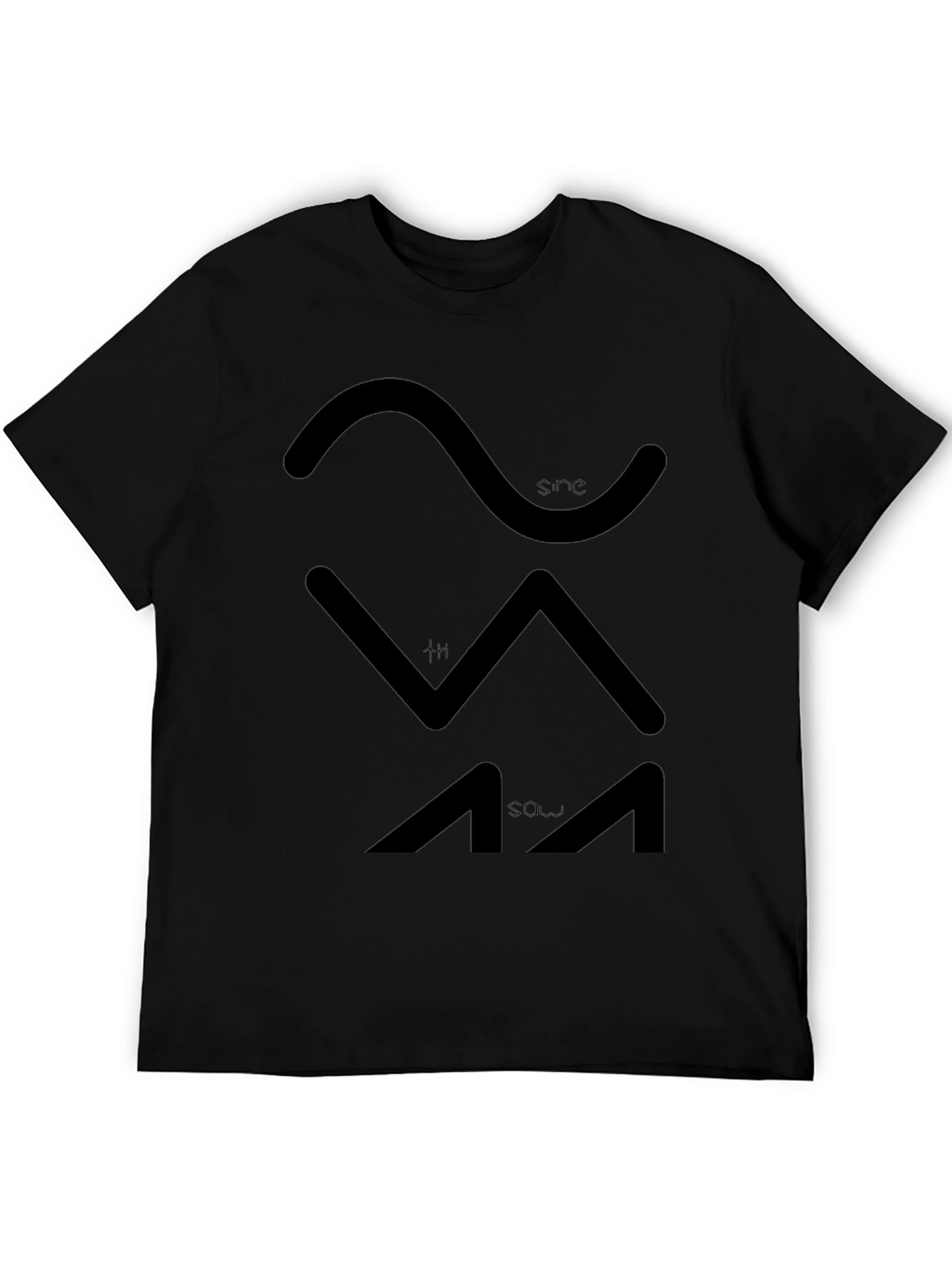 Sine Sawtooth Waveform Graphic Tee