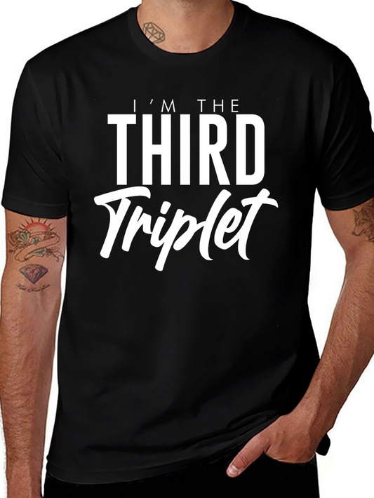 Third Triplet T-Shirt - Humorous Family Tee