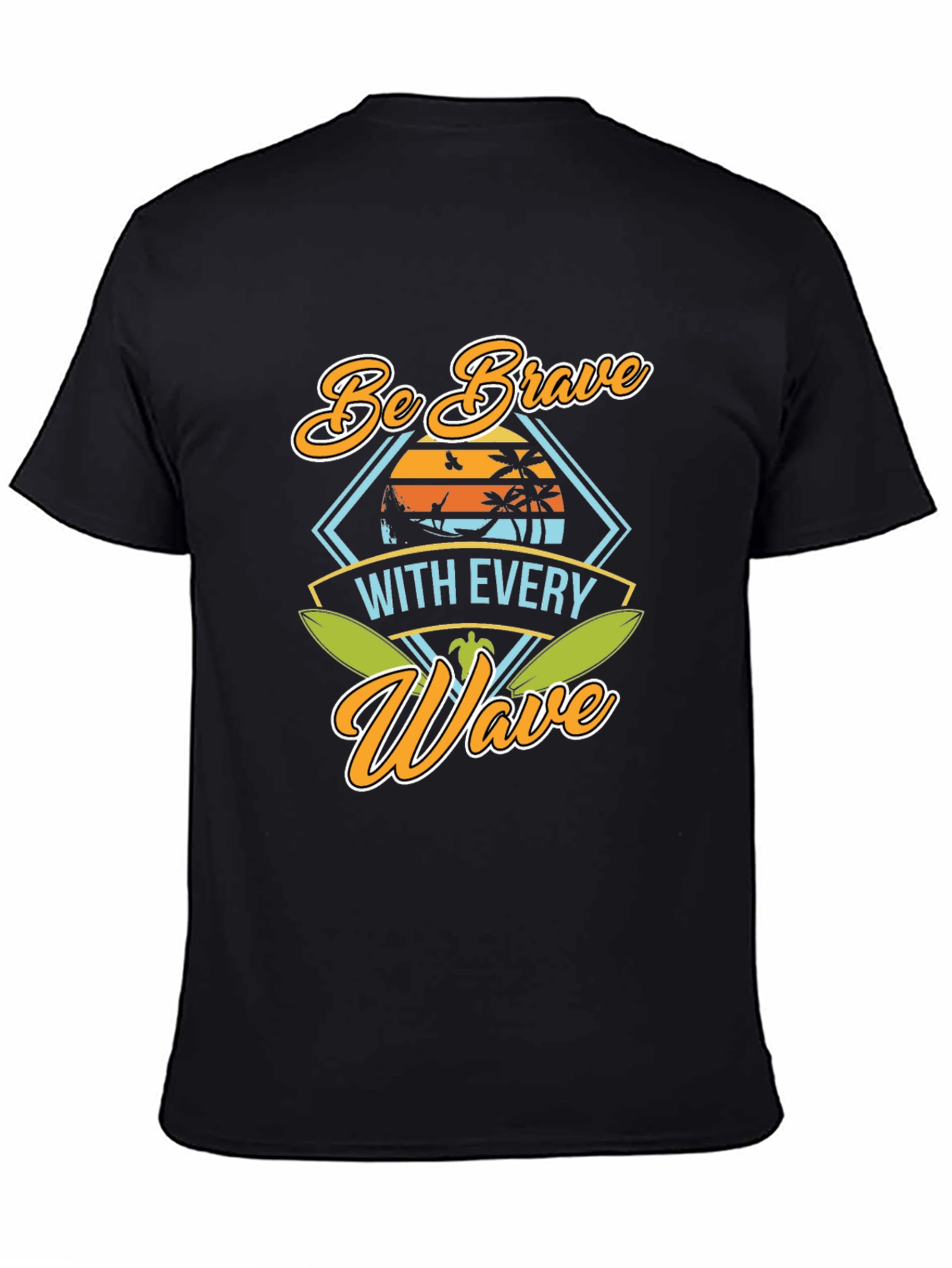 Be Brave Wave Graphic Tee