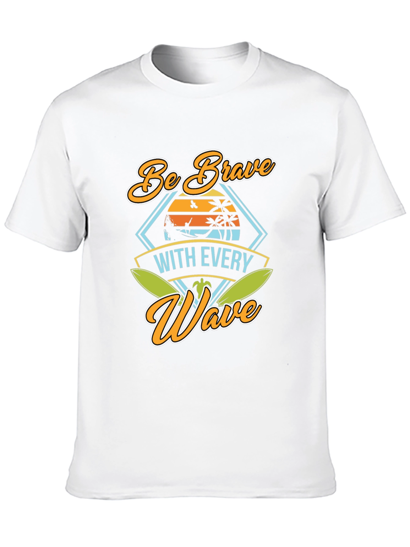 Be Brave Wave Graphic Tee