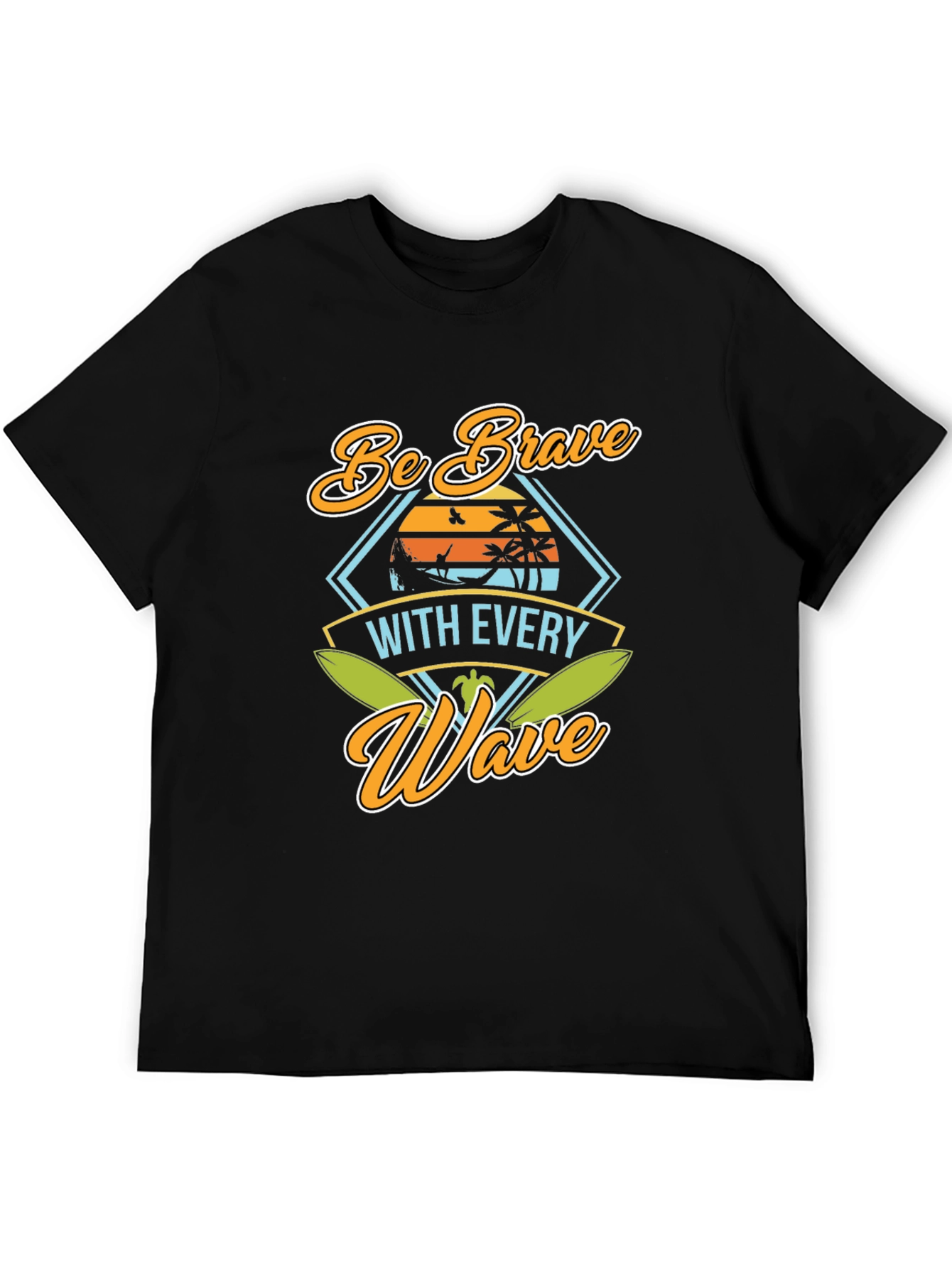 Be Brave Wave Graphic Tee