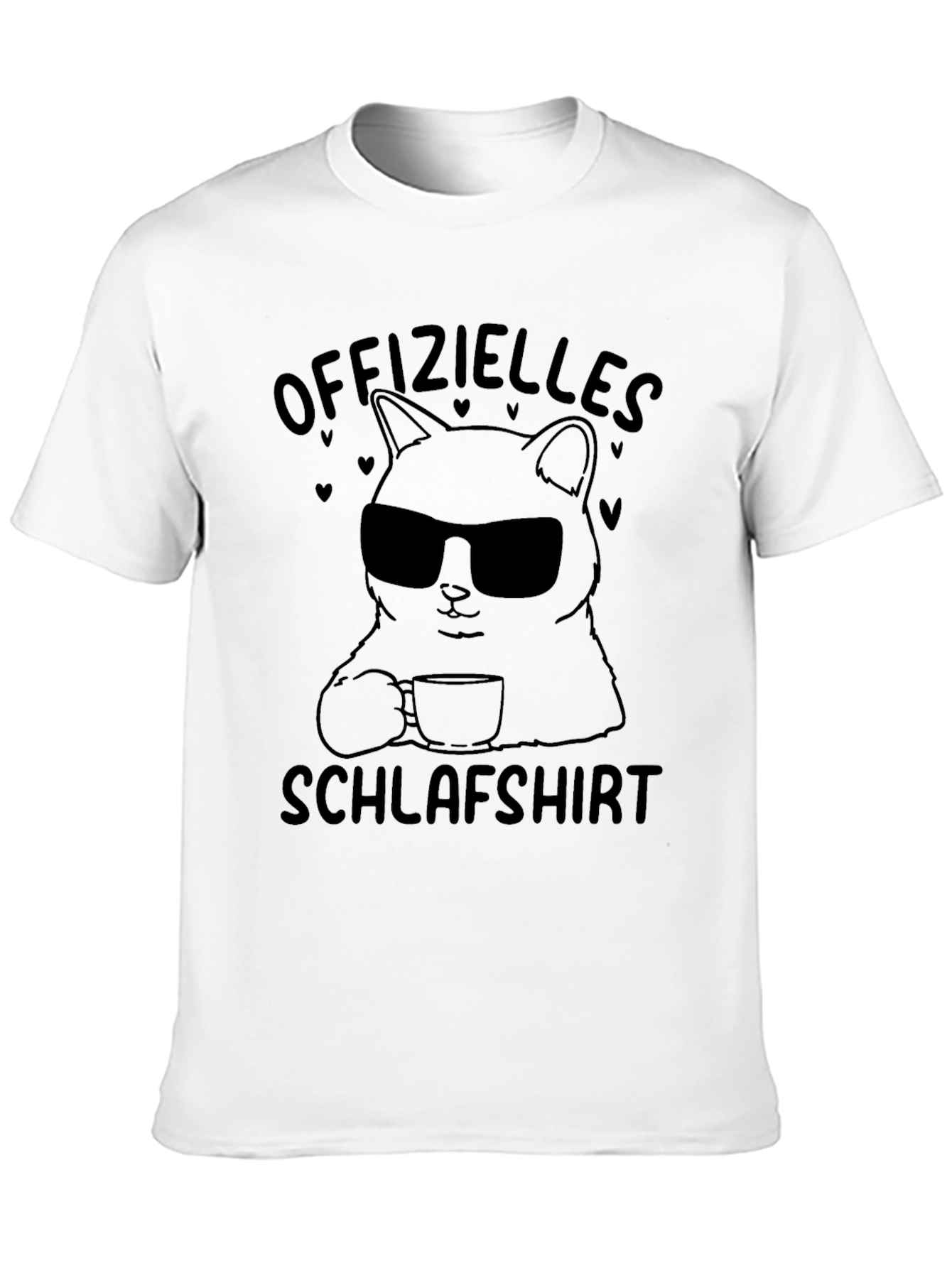 Cool Cat Sleep Shirt - Black T-Shirt