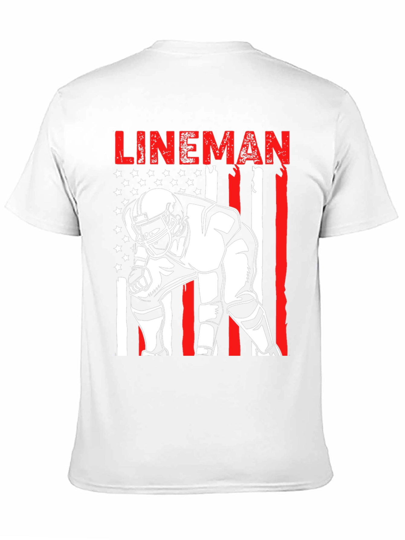 Lineman American Flag T-Shirt