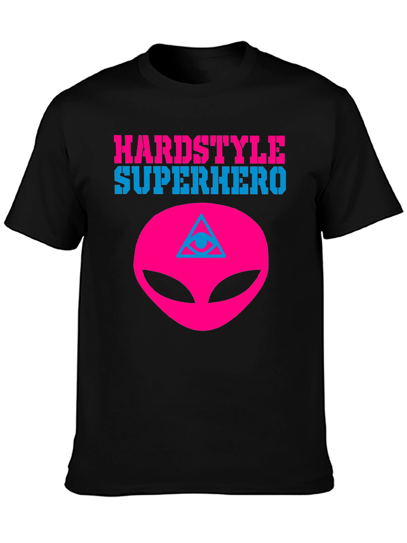 Hardstyle Superhero Alien Graphic Tee