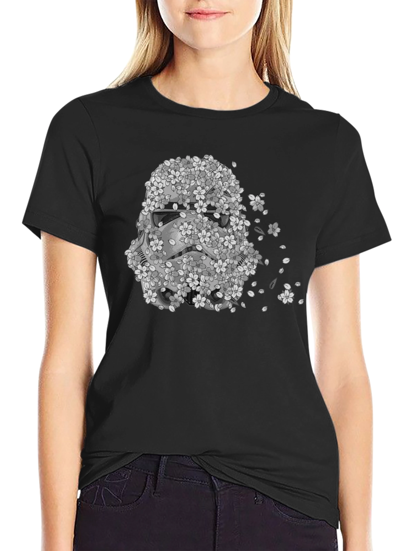 Stormtrooper Cherry Blossom T-Shirt