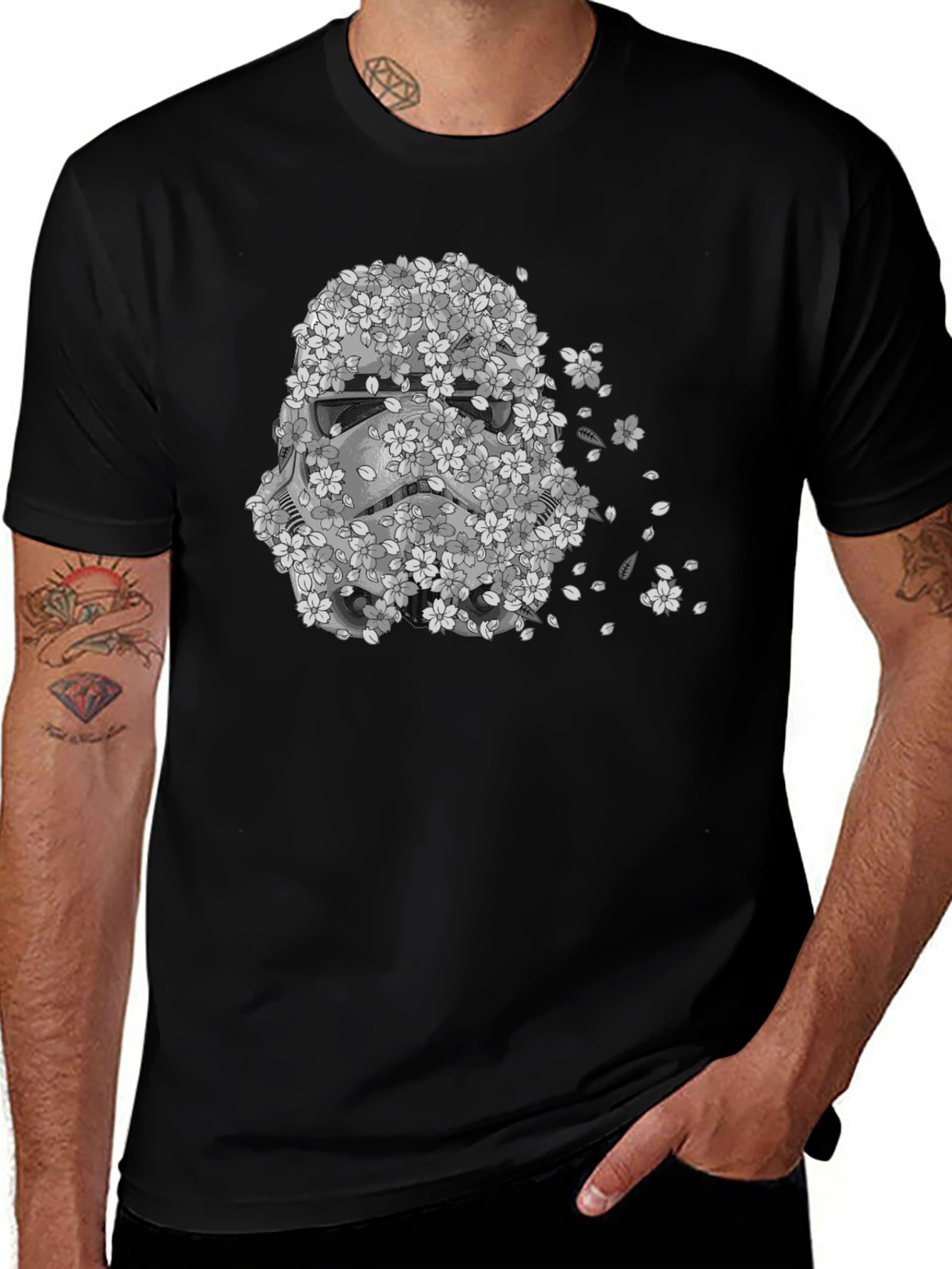 Stormtrooper Cherry Blossom T-Shirt