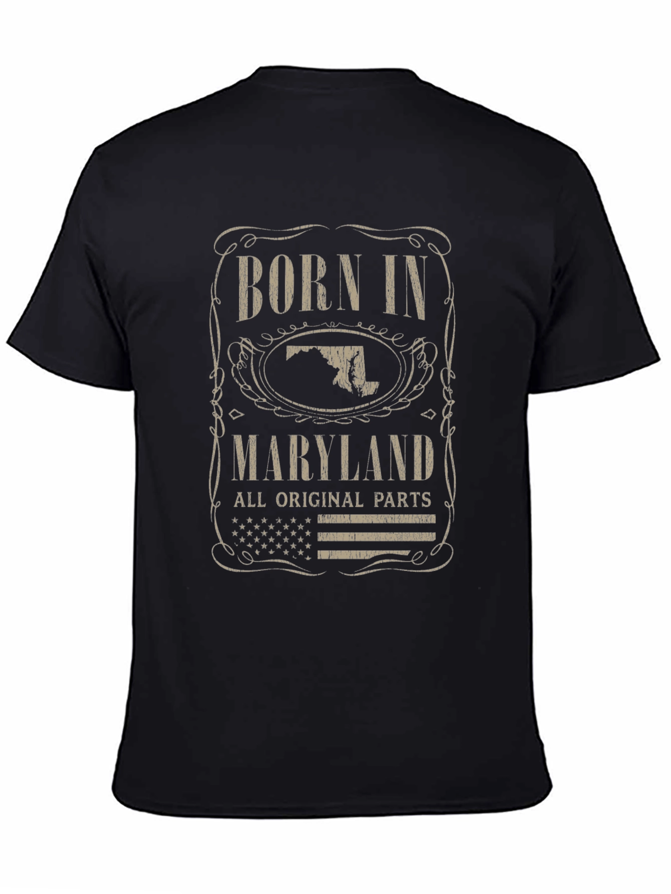 Born In Maryland T-Shirt All Original Parts