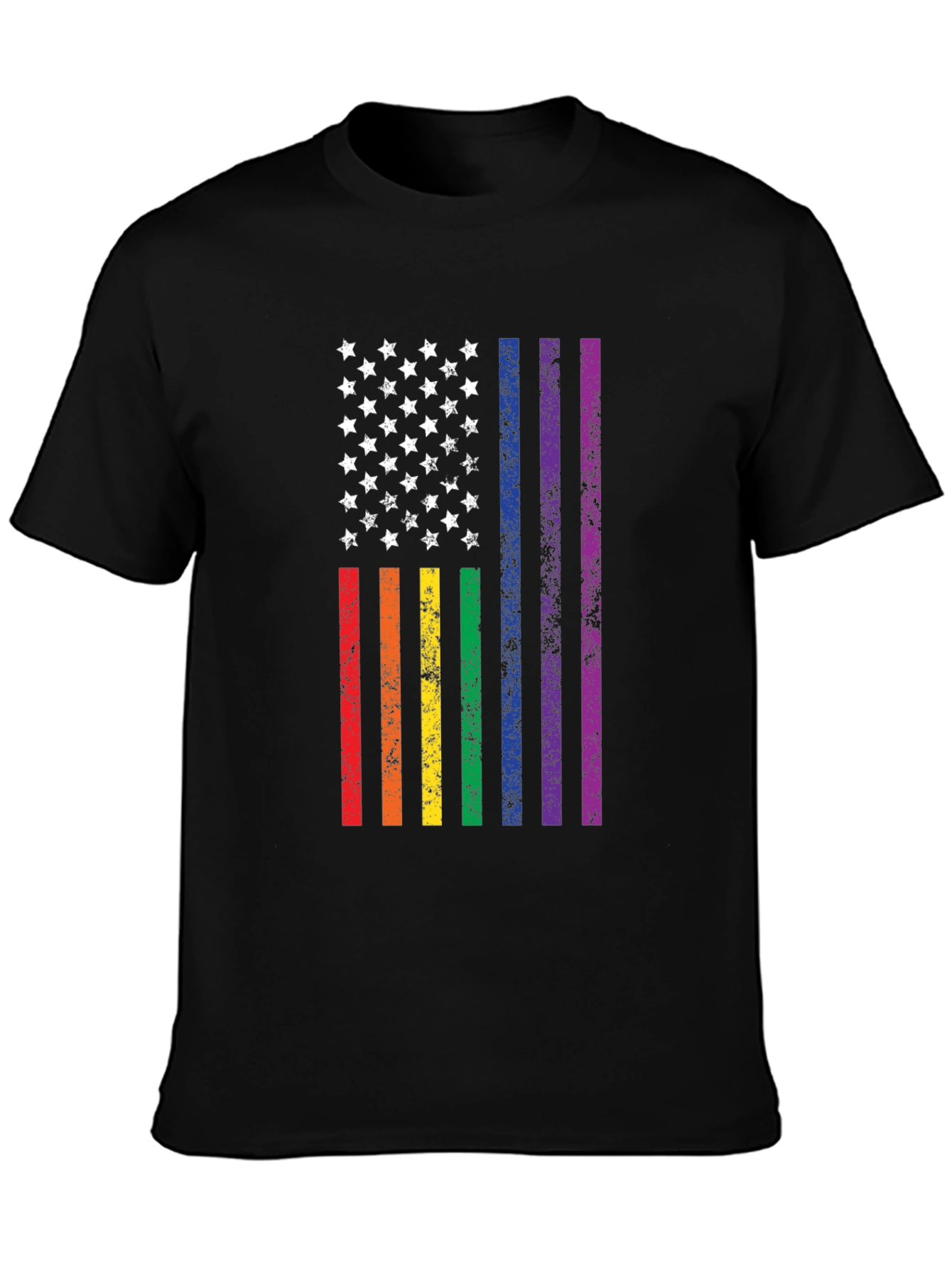 LGBT Pride American Flag T-Shirt