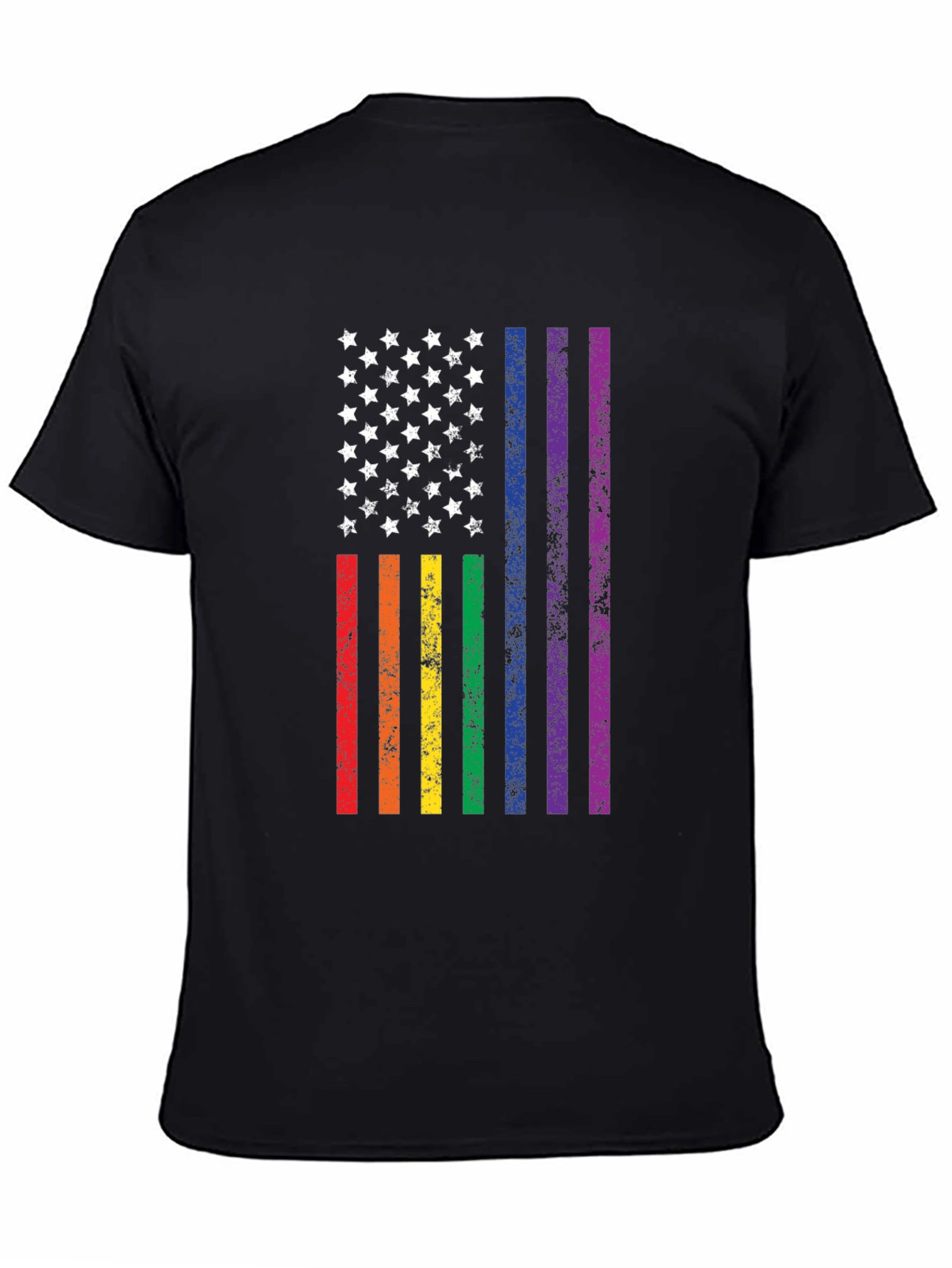LGBT Pride American Flag T-Shirt