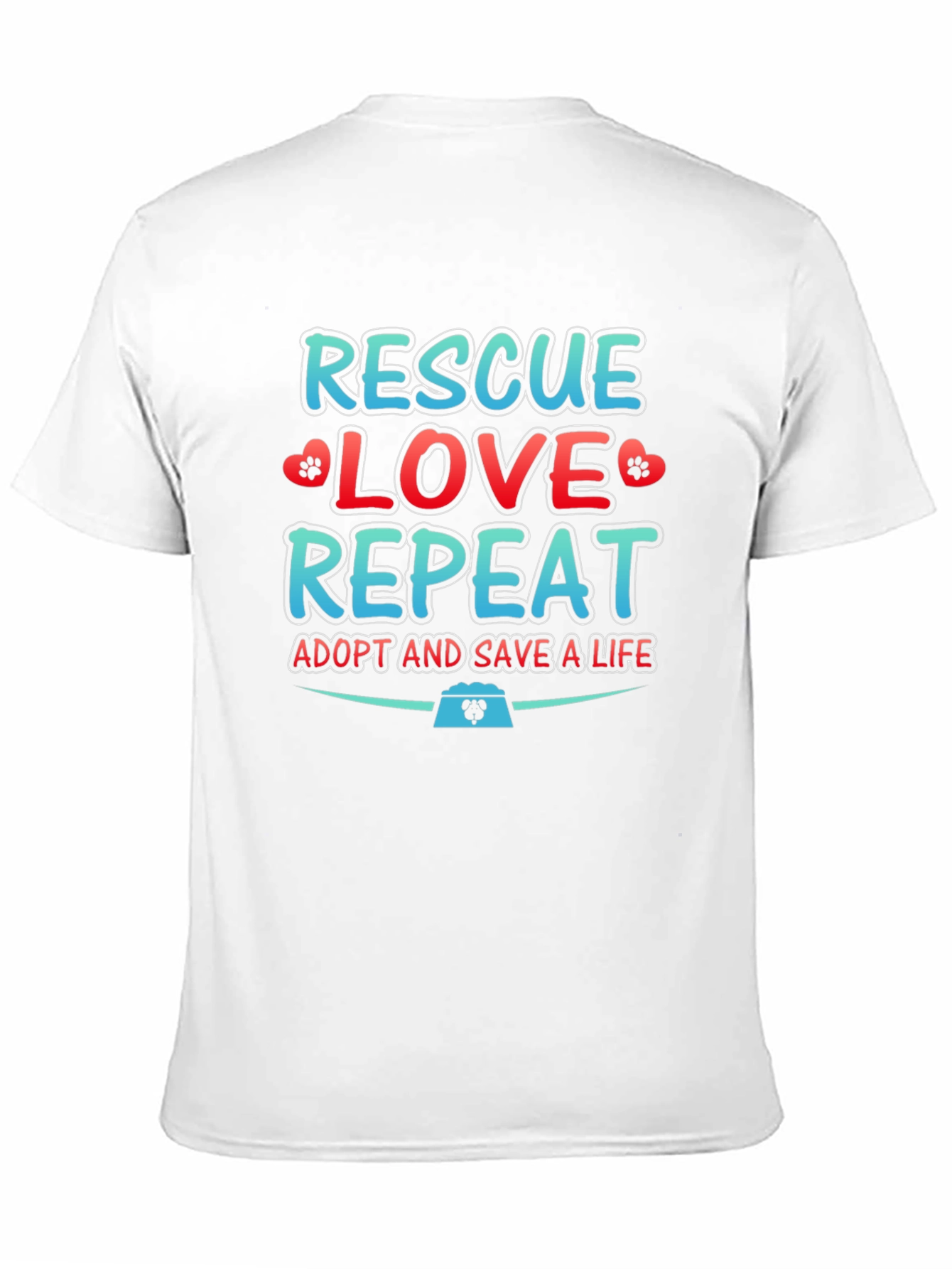 Rescue Love Repeat Graphic T-Shirt