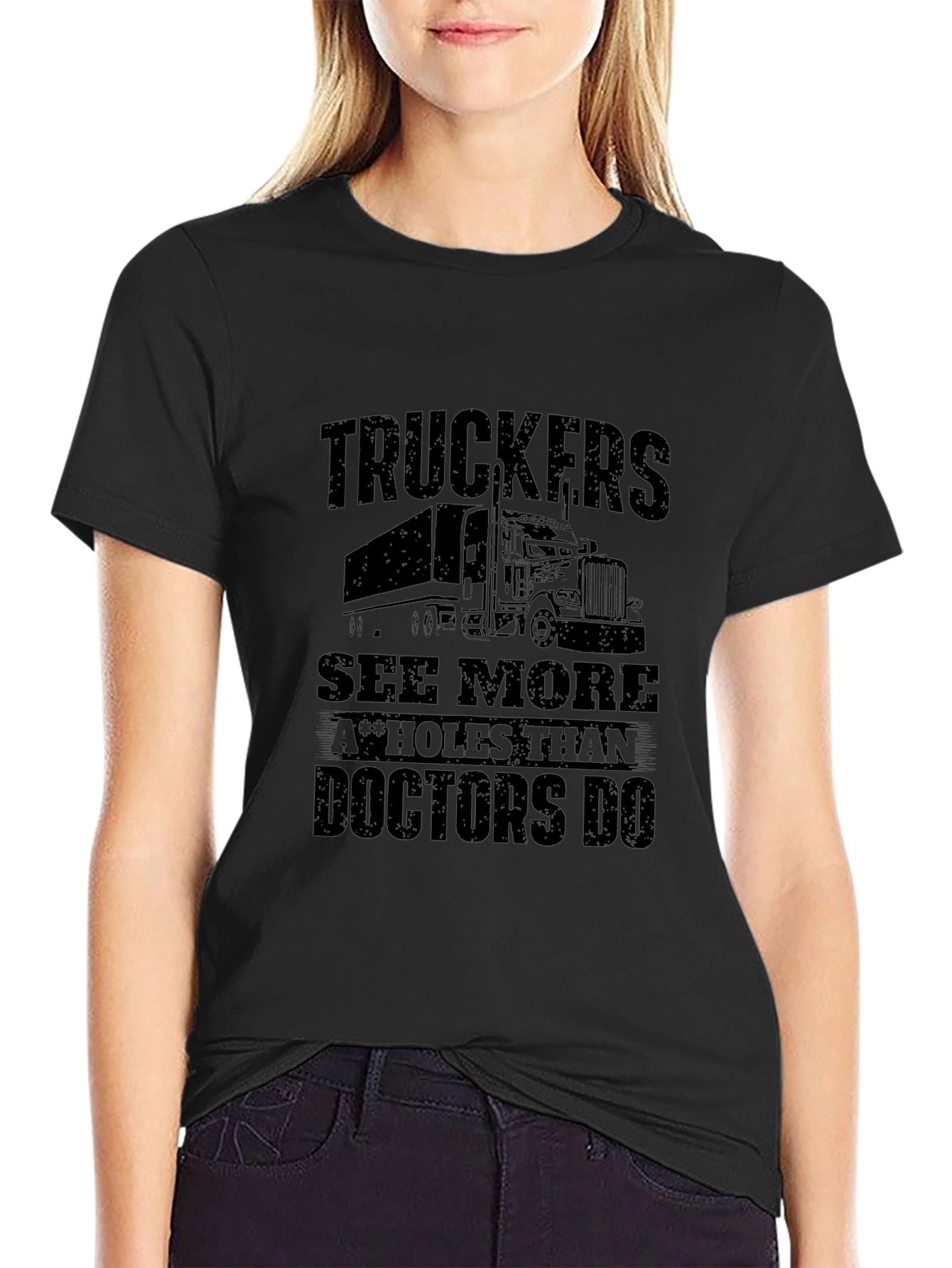 Truckers See More Funny Graphic Tee