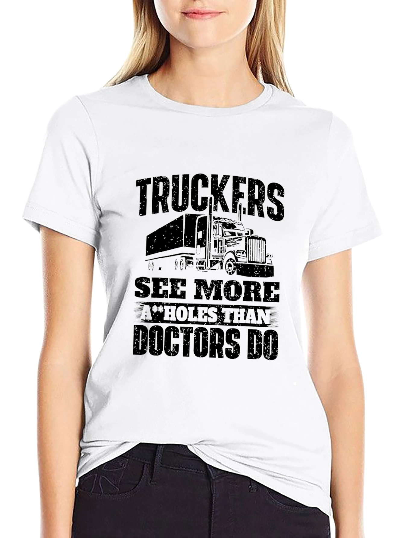 Truckers See More Funny Graphic Tee