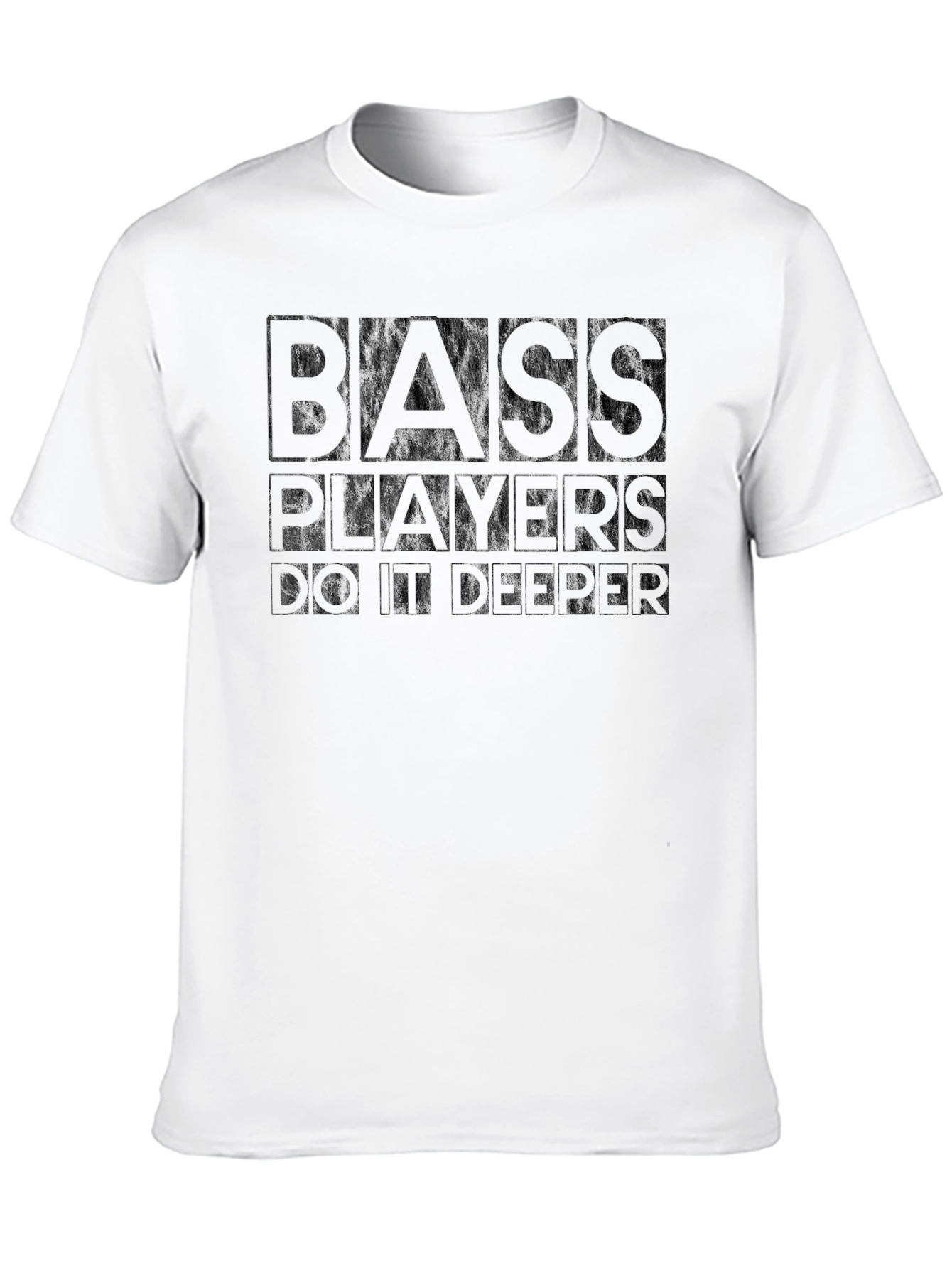 Bass Players Do It Deeper T-Shirt - Black