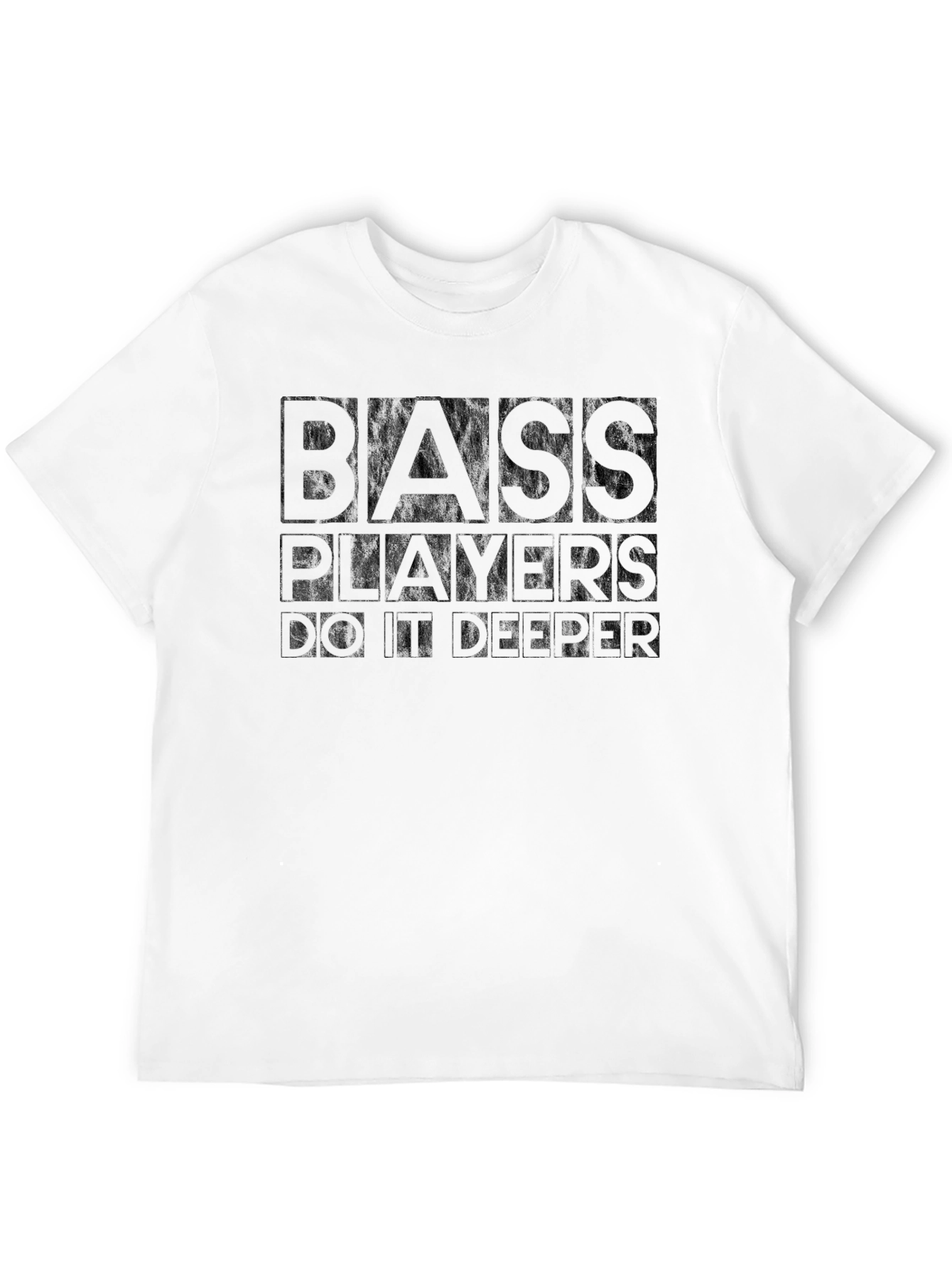 Bass Players Do It Deeper T-Shirt - Black