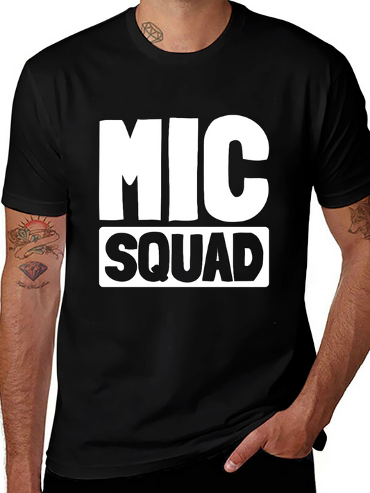 MIC Squad Graphic Tee - Bold Statement T-Shirt