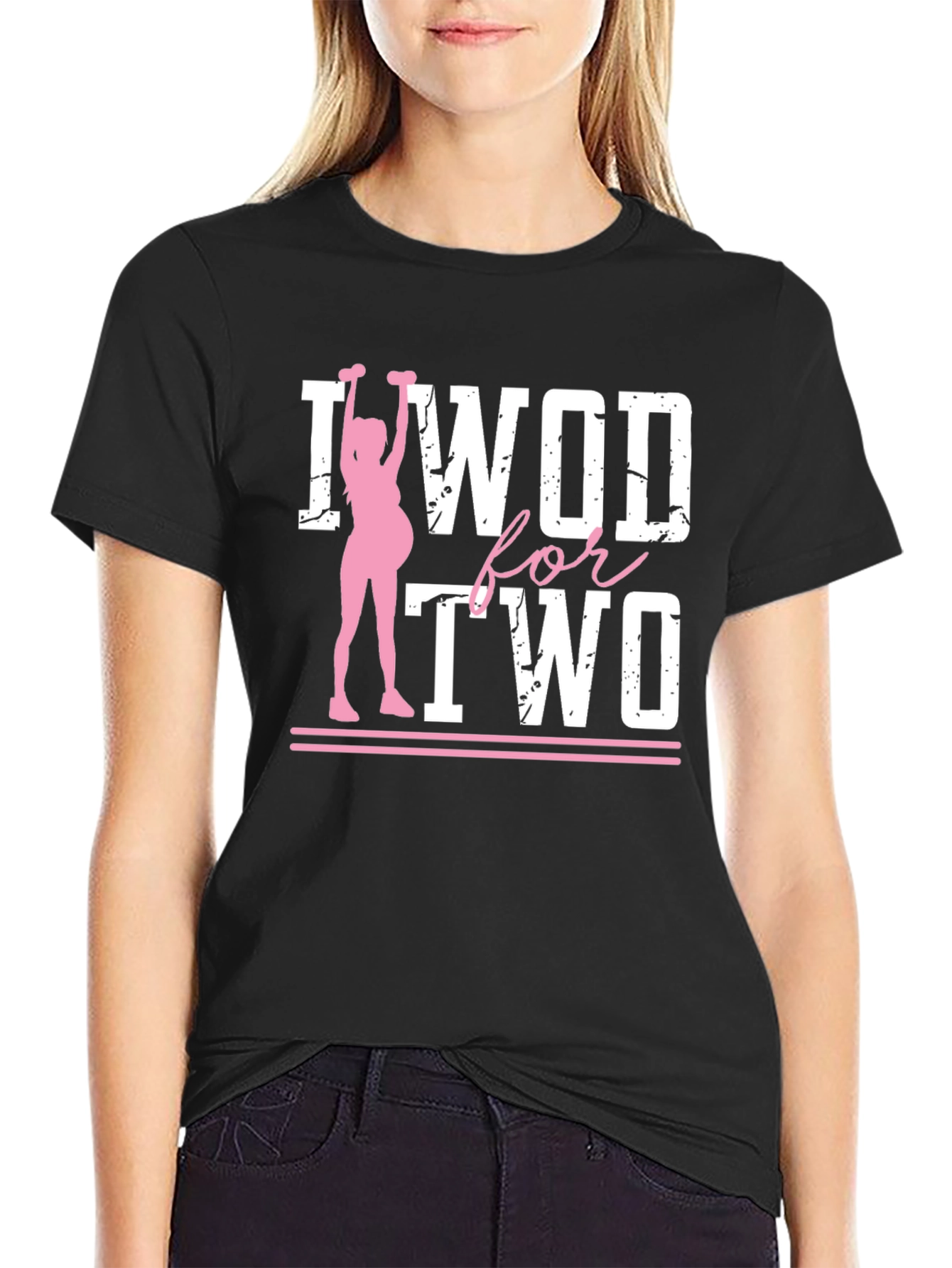 I WOD For Two Maternity Workout T-Shirt