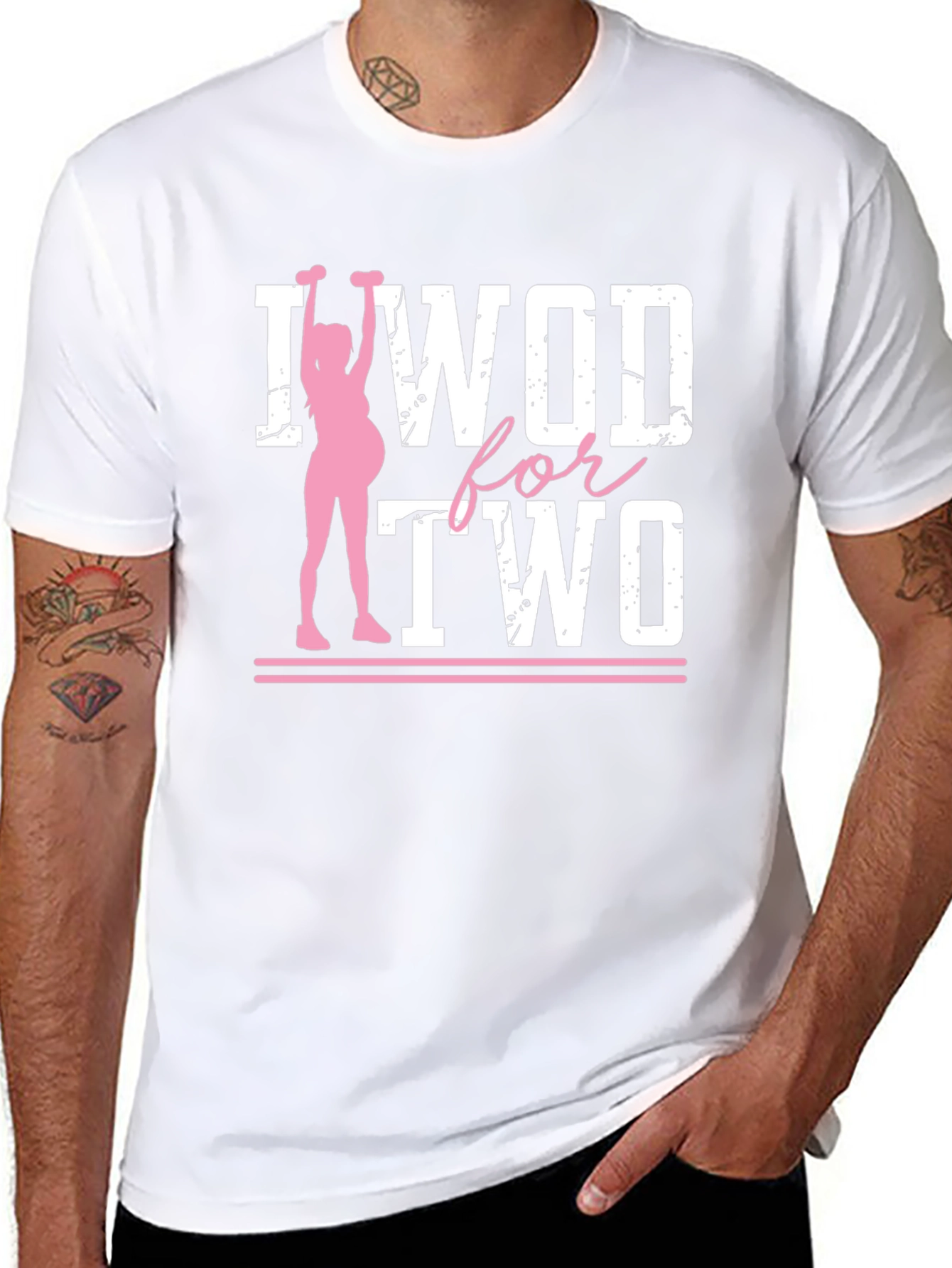 I WOD For Two Maternity Workout T-Shirt