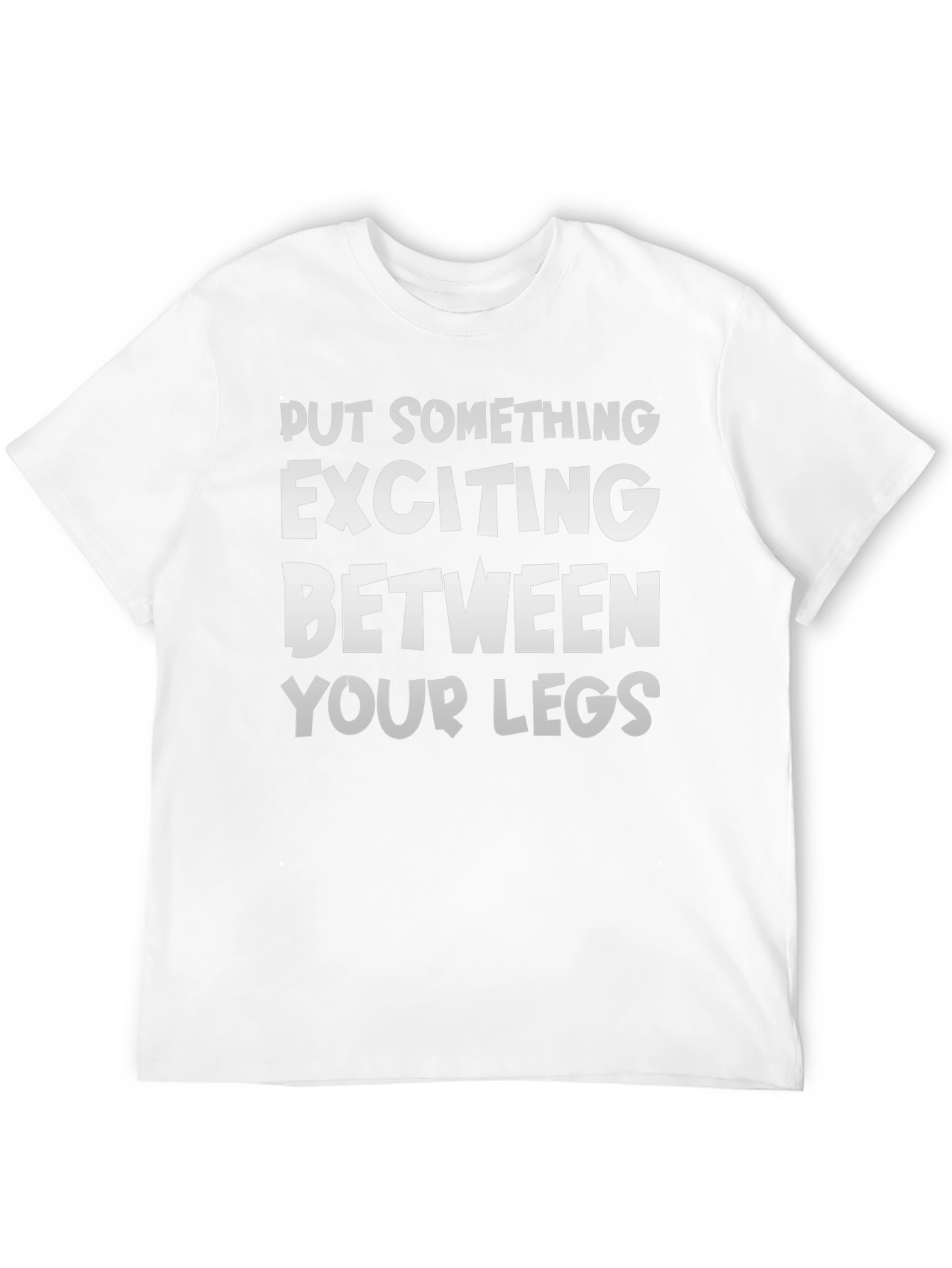 Exciting Legs Graphic Tee - Black Cotton T-Shirt