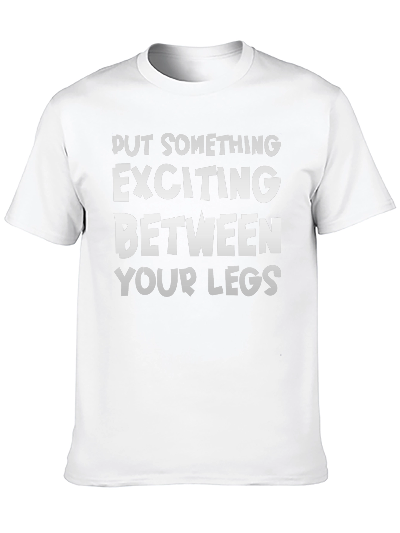 Exciting Legs Graphic Tee - Black Cotton T-Shirt