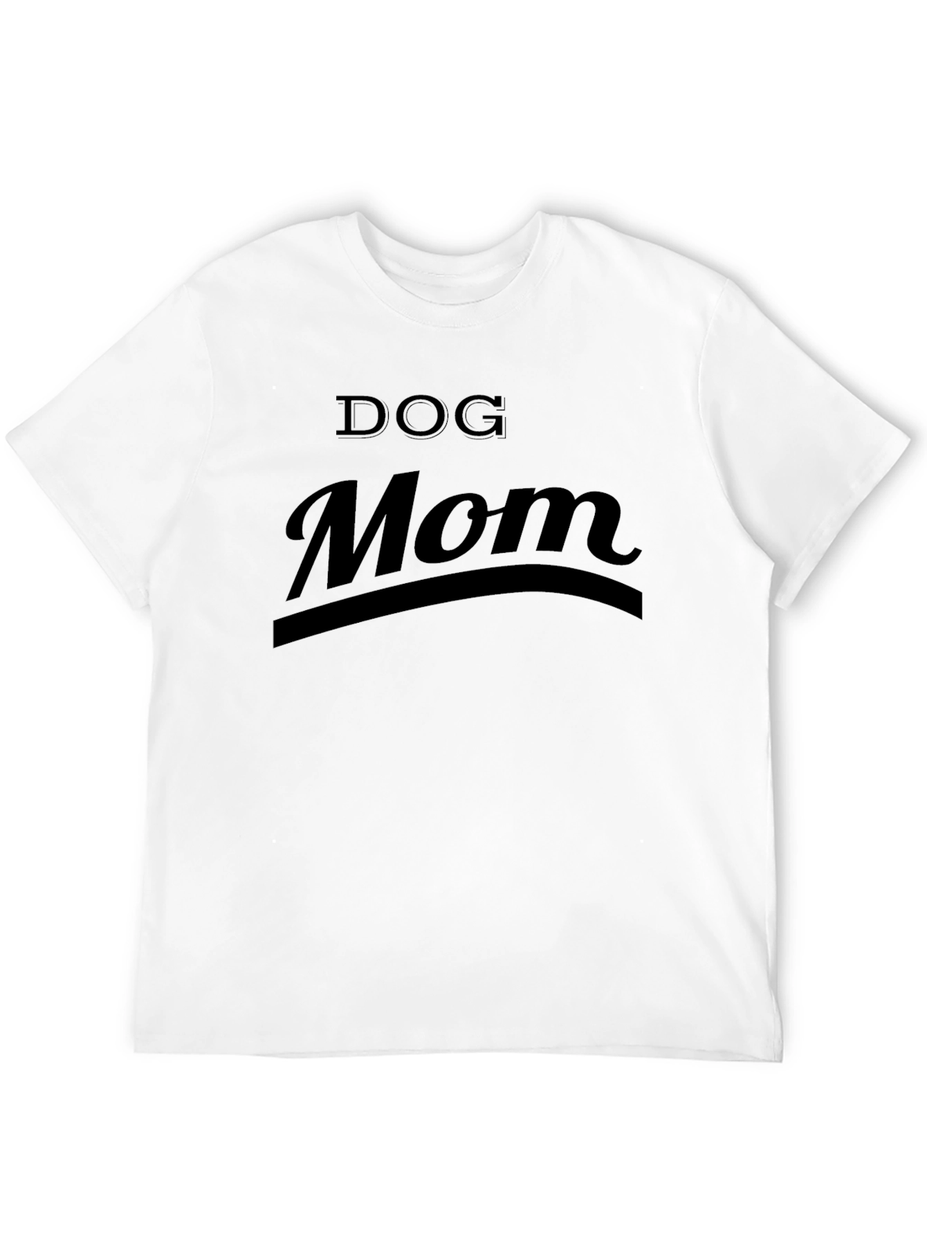 Dog Mom Graphic Tee - Black