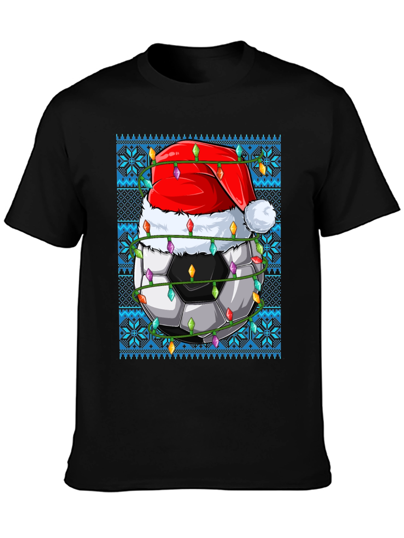 Festive Soccer Christmas T-Shirt