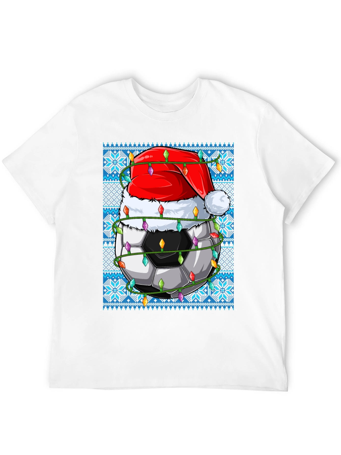 Festive Soccer Christmas T-Shirt