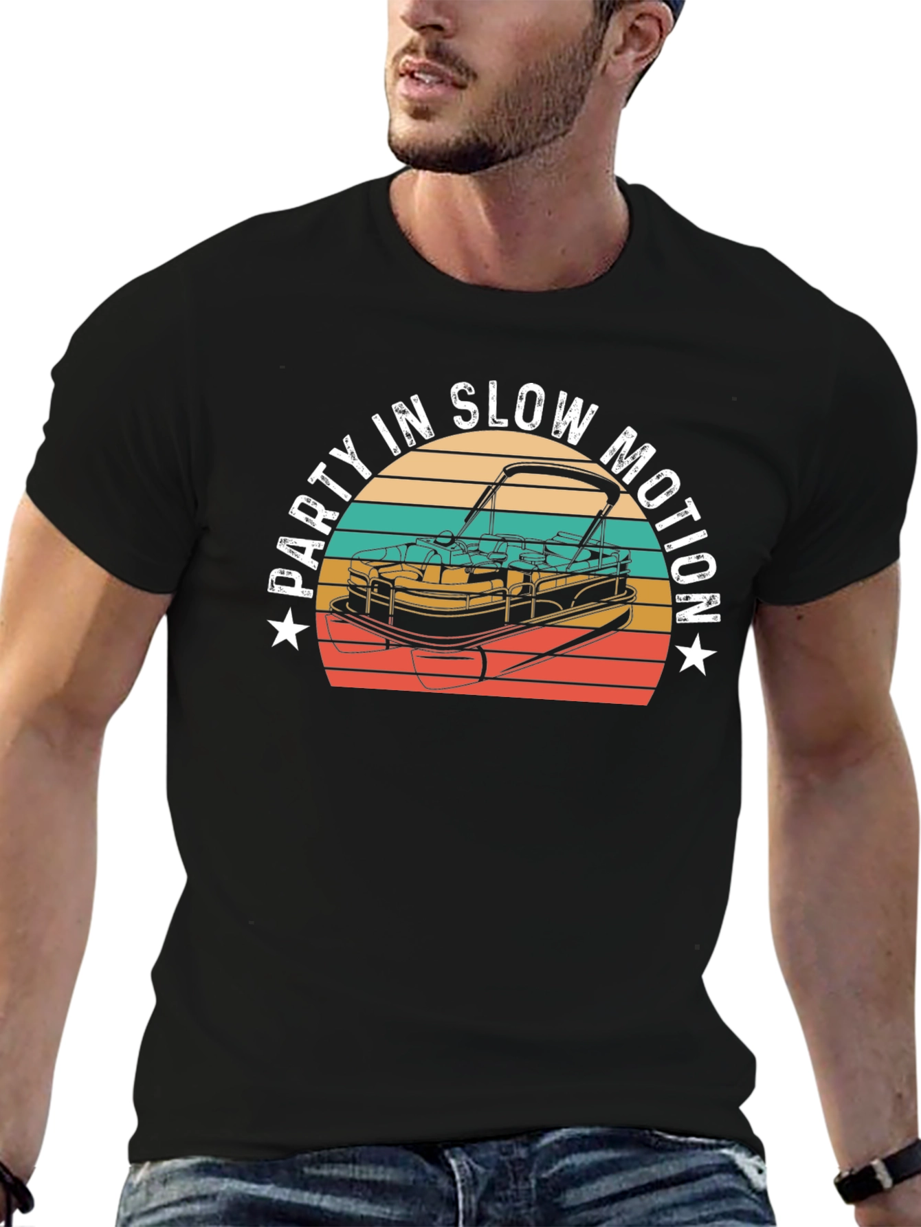 Party in Slow Motion Pontoon T-Shirt