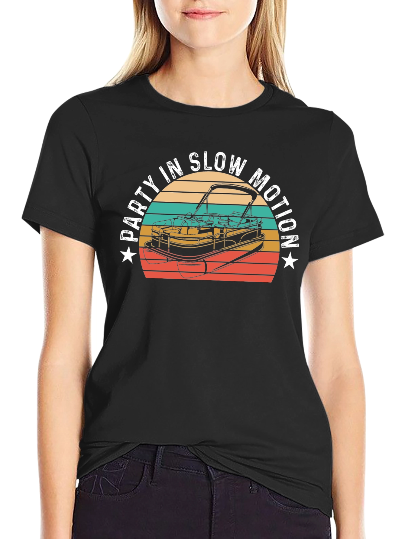 Party in Slow Motion Pontoon T-Shirt