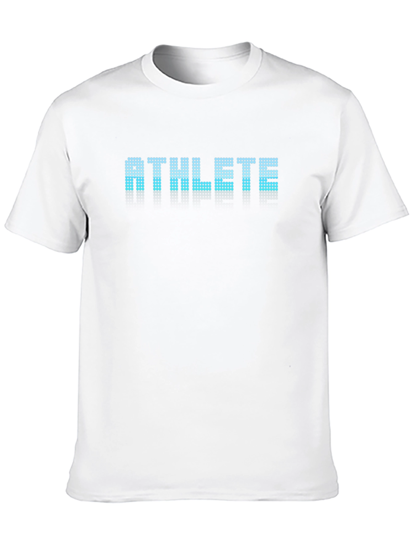 Athlete Graphic Tee - Black Casual T-Shirt