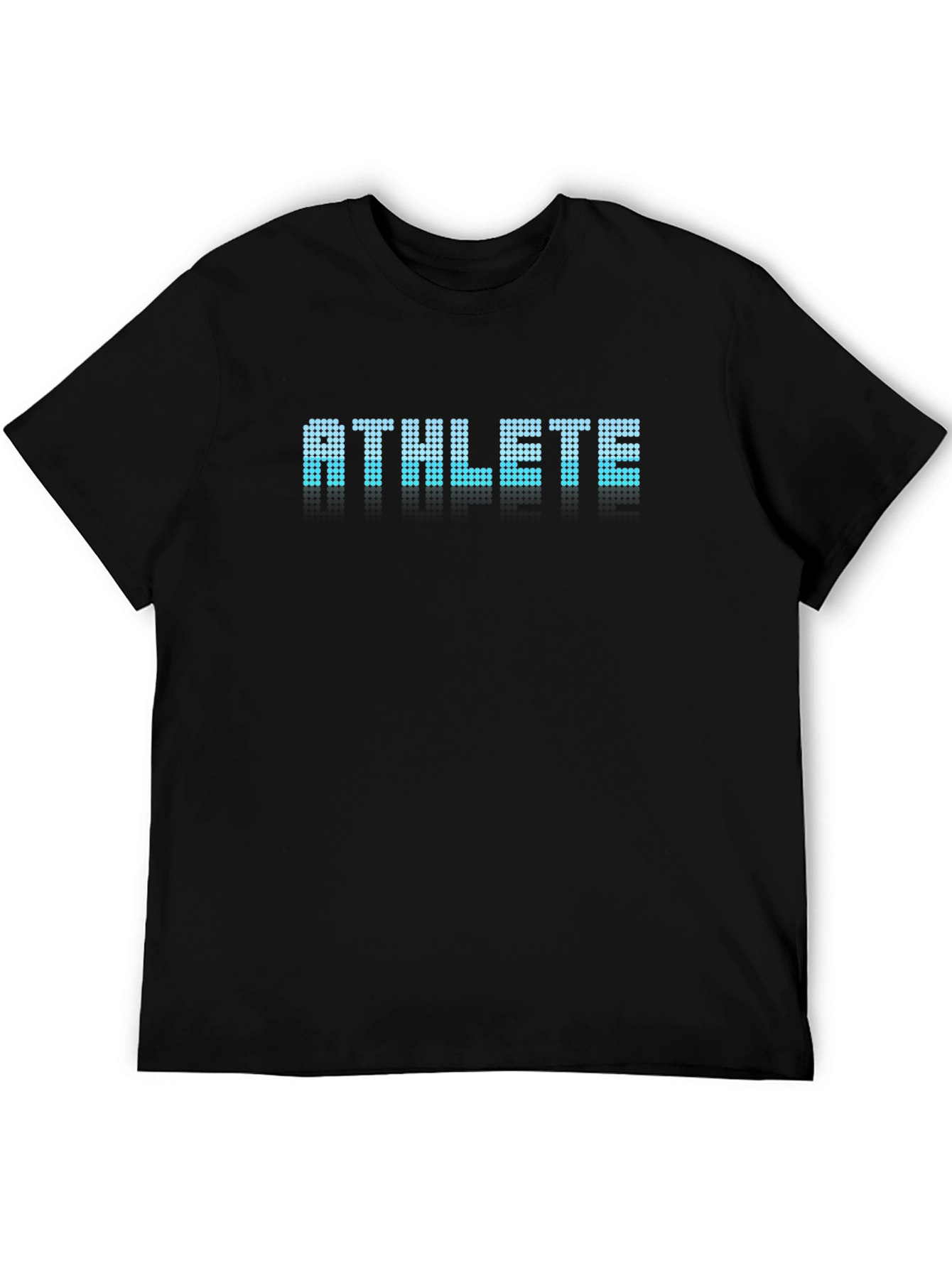 Athlete Graphic Tee - Black Casual T-Shirt
