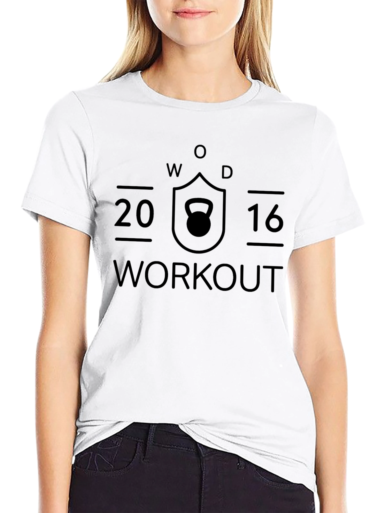 WOD Workout 2016 Black T-Shirt