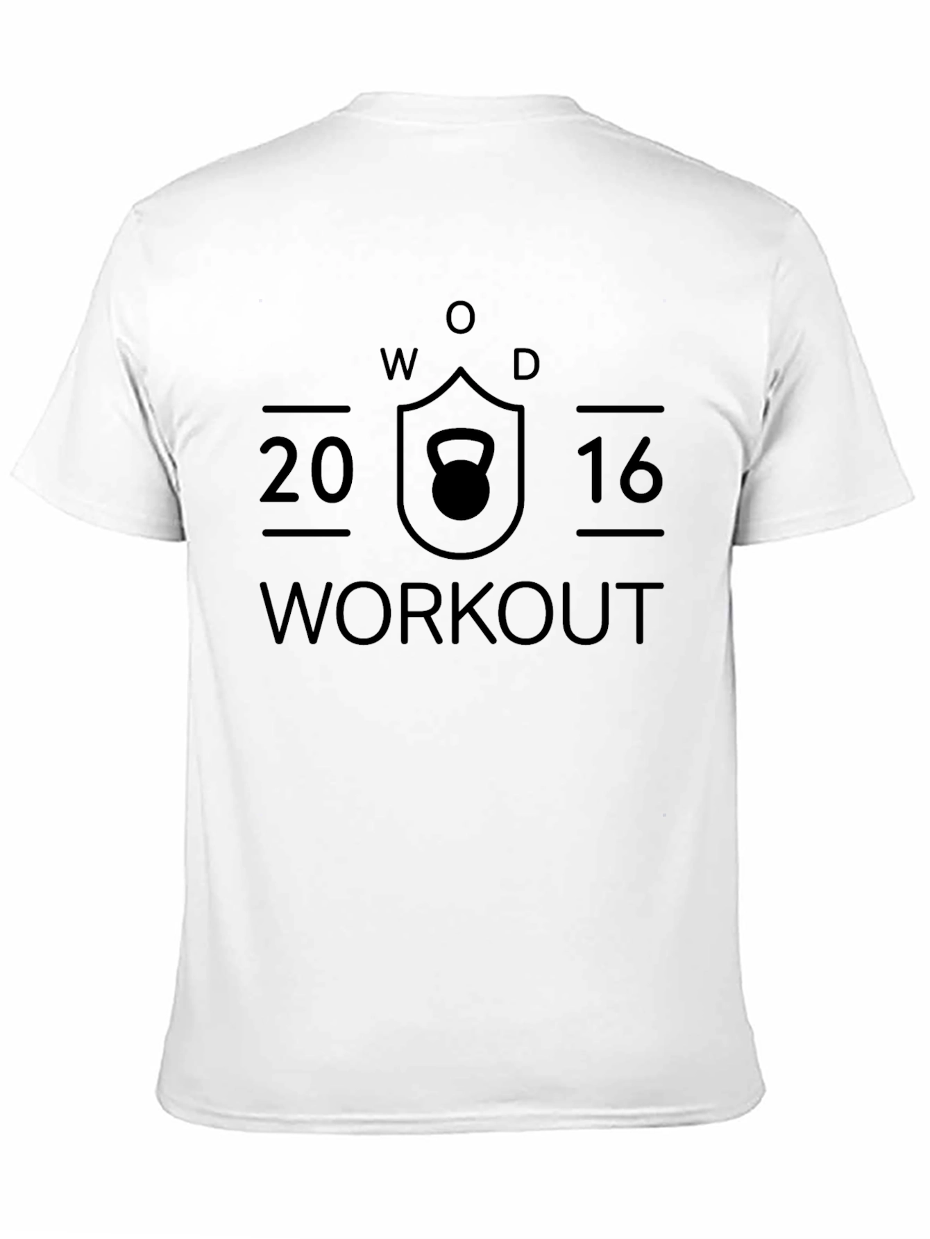 WOD Workout 2016 Black T-Shirt