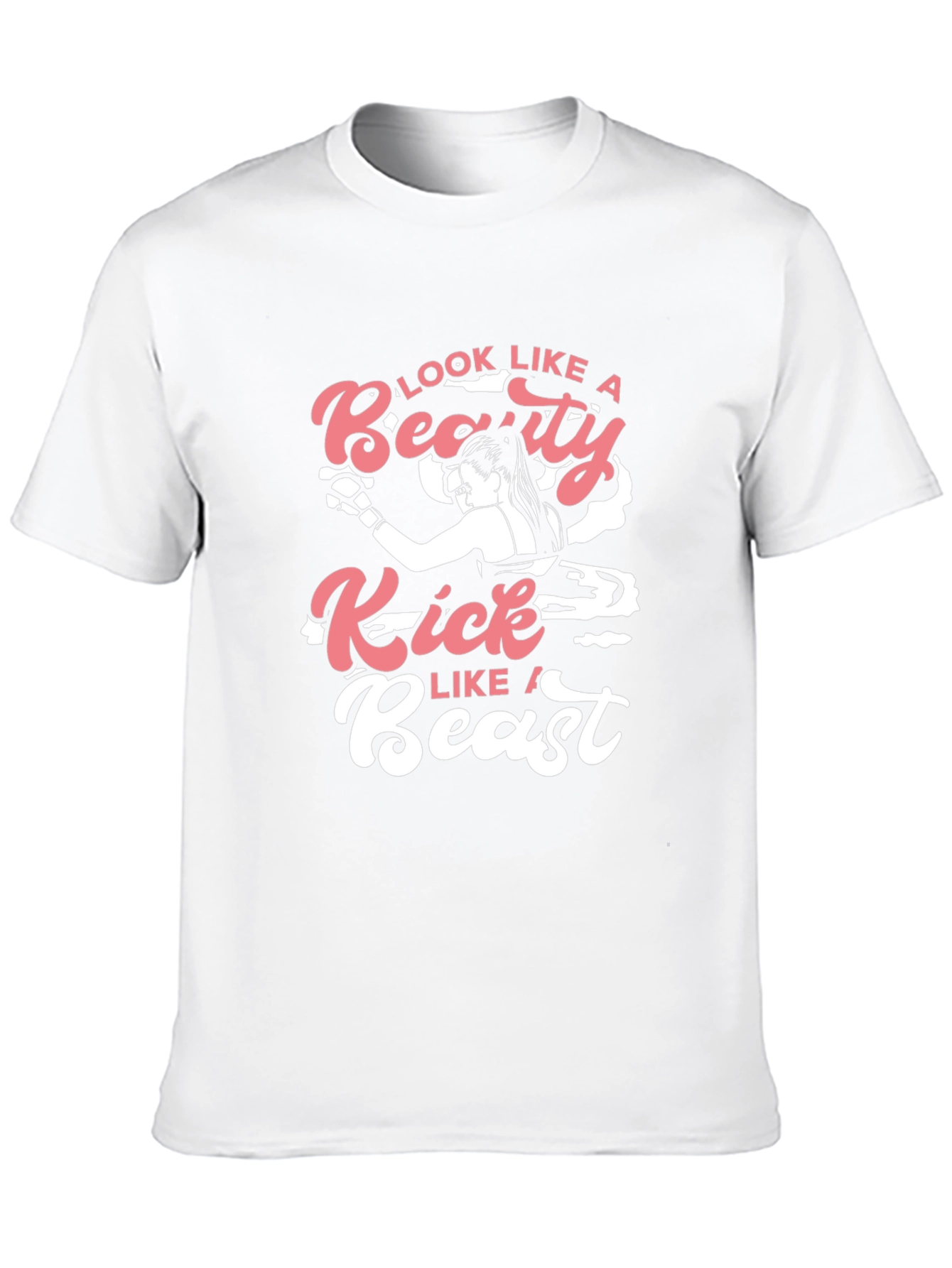 Beauty & Beast Graphic Tee - Black Casual T-Shirt