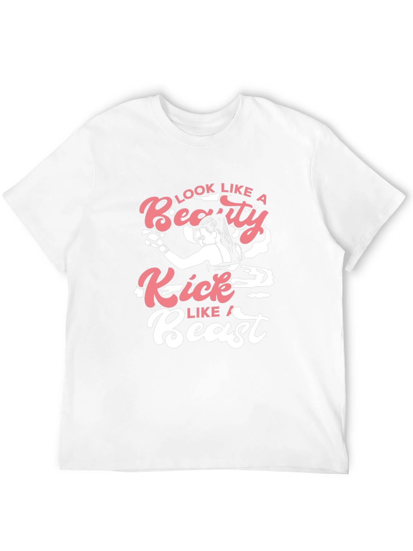 Beauty & Beast Graphic Tee - Black Casual T-Shirt